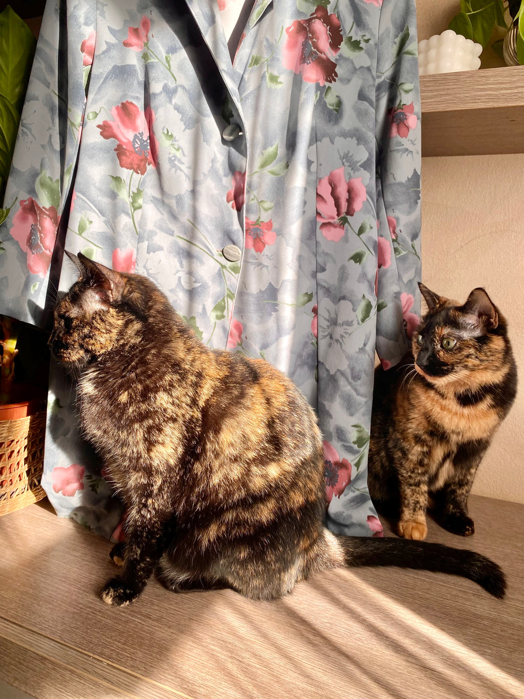 Blazer léger à fleurs