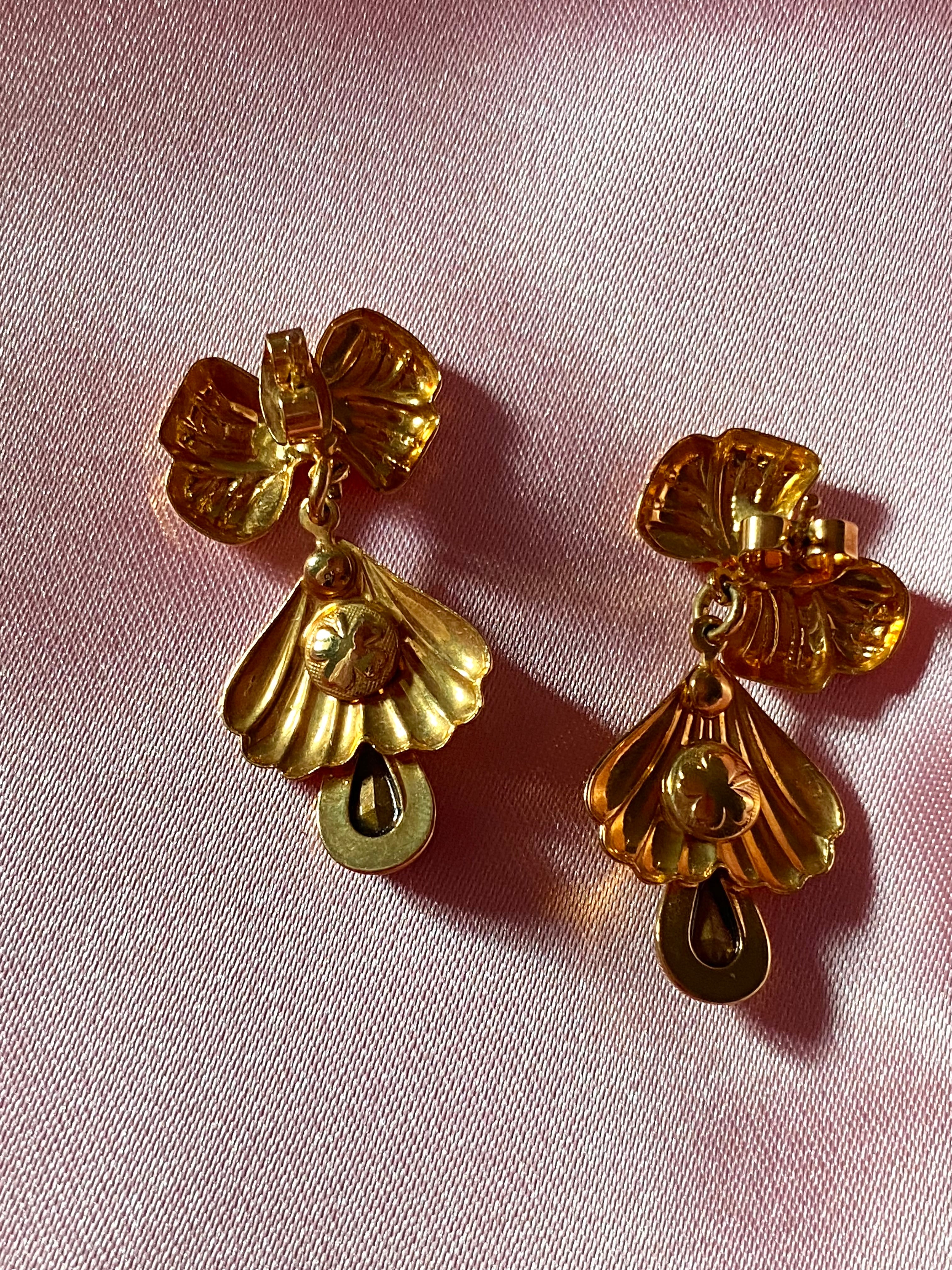 Boucles d'oreilles nœud