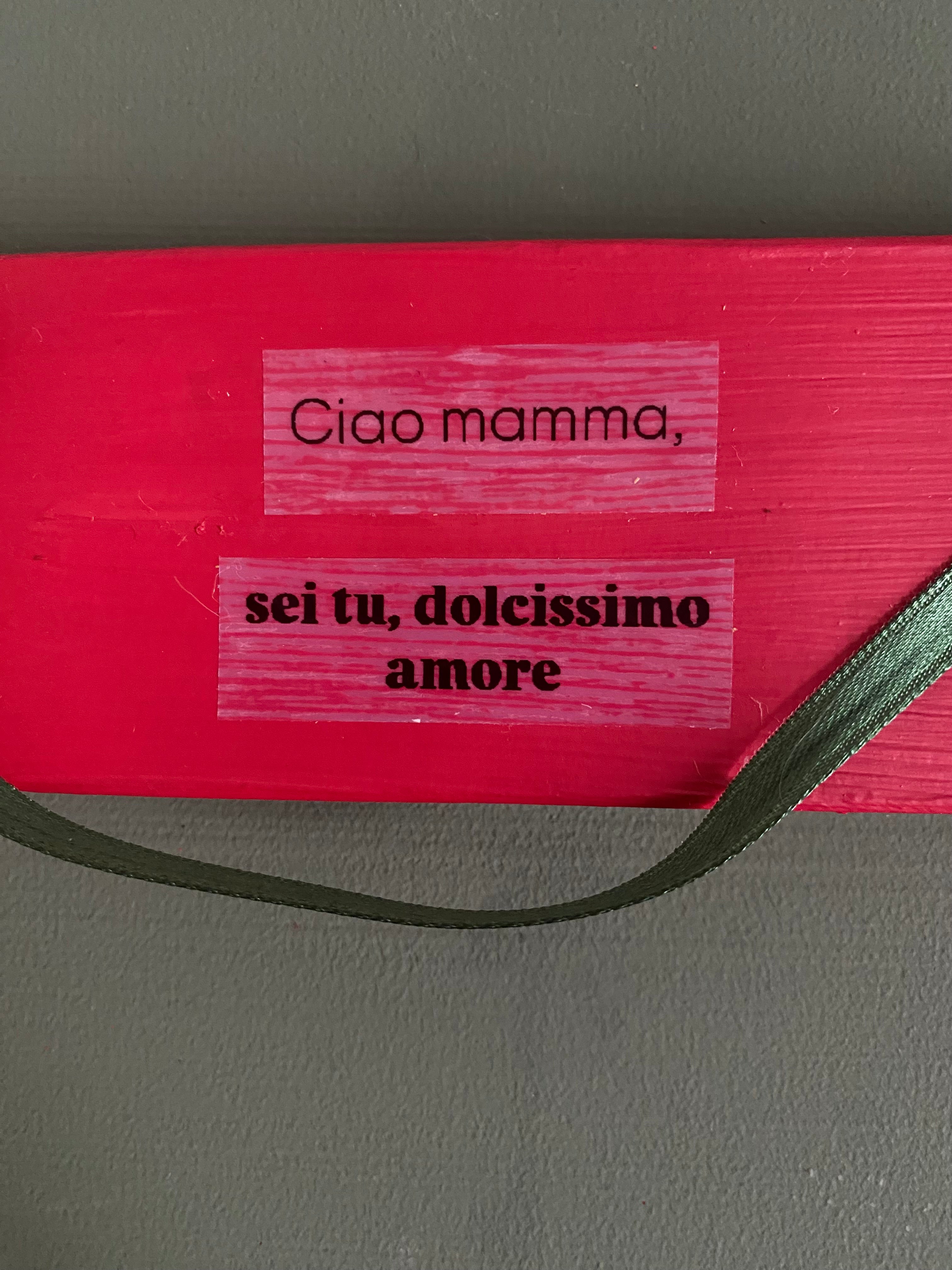 HELLO MOM red incense box
