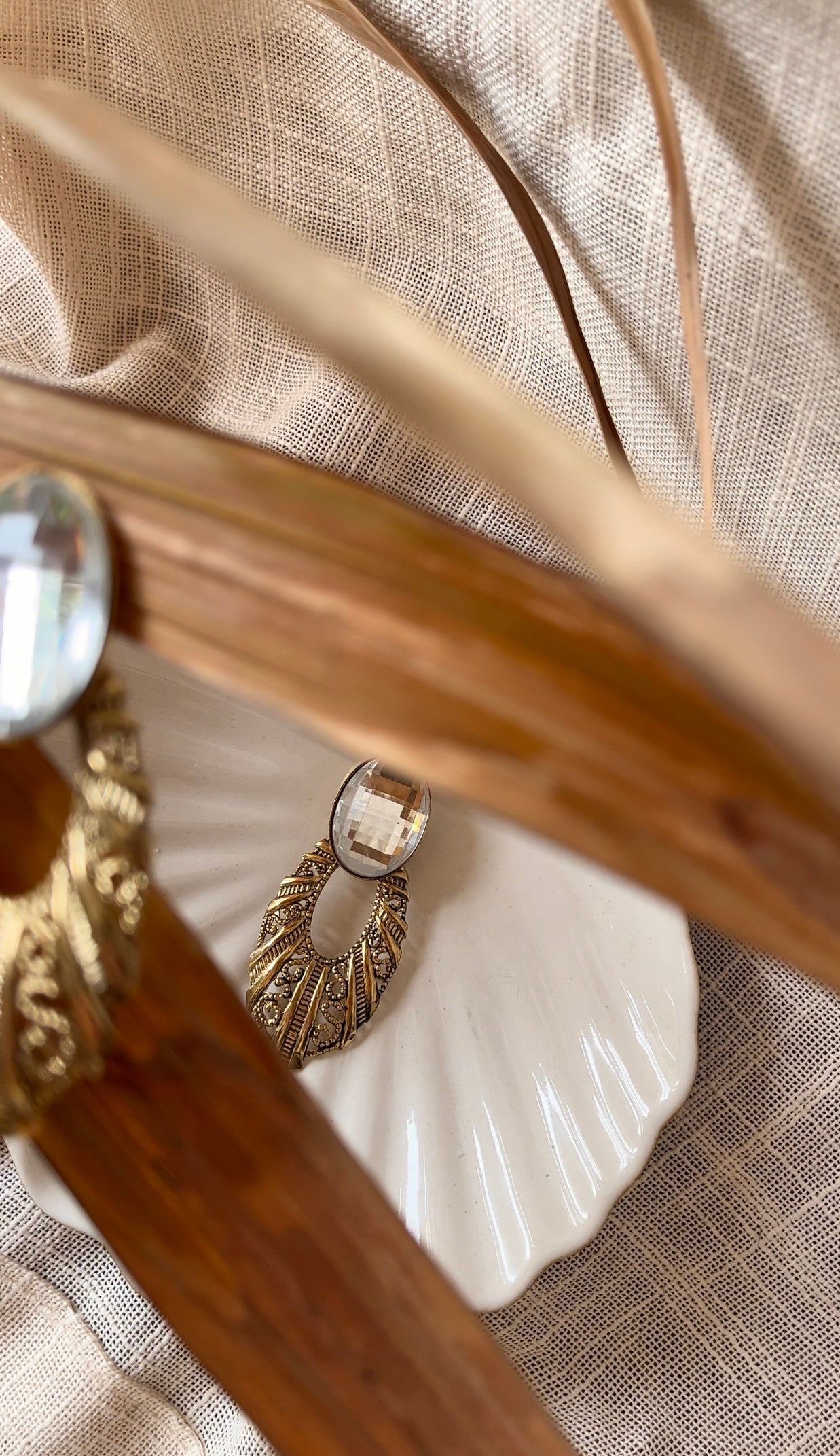 Venere orecchini a clip con punto luce