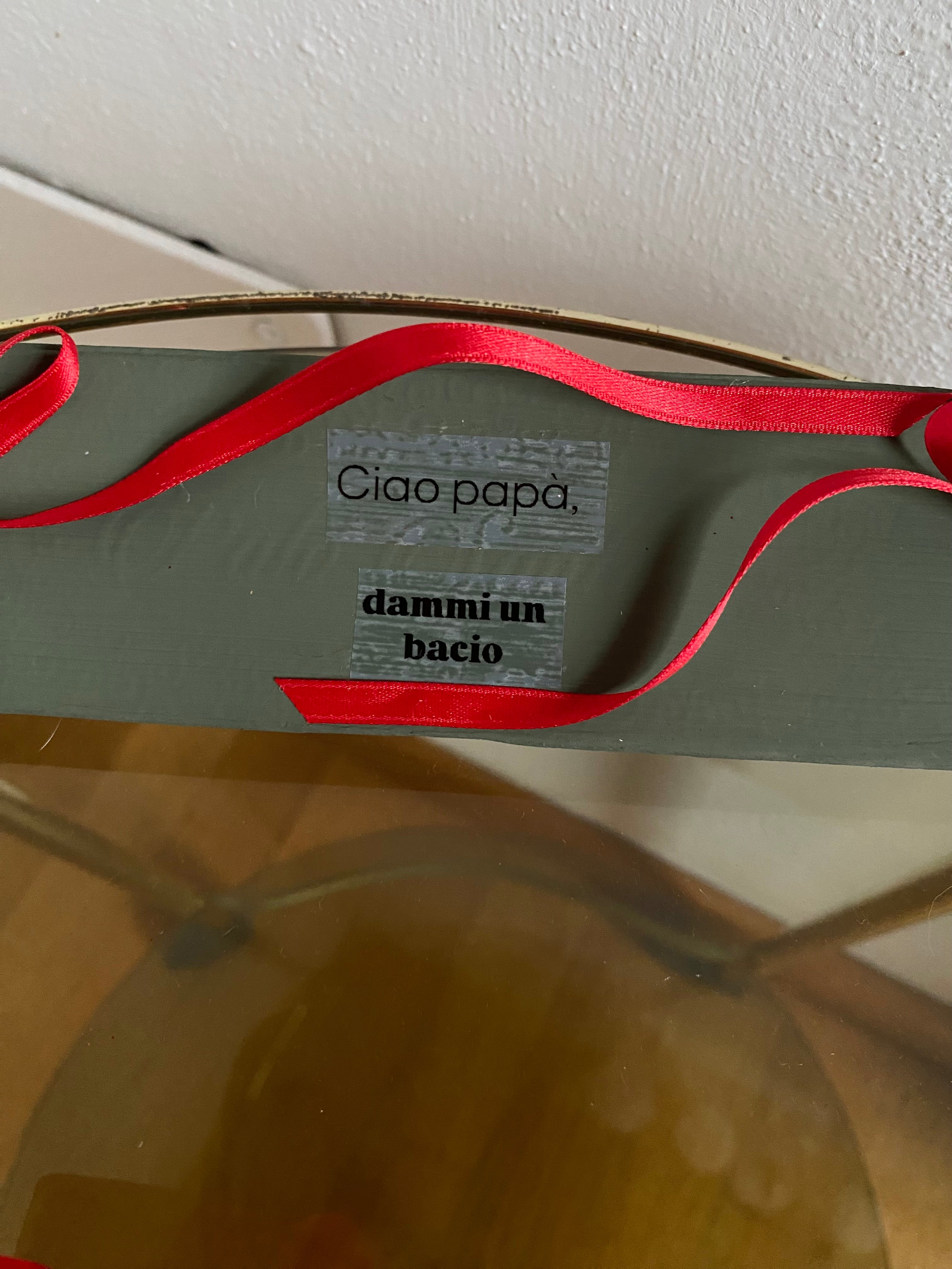 HELLO DAD green incense box