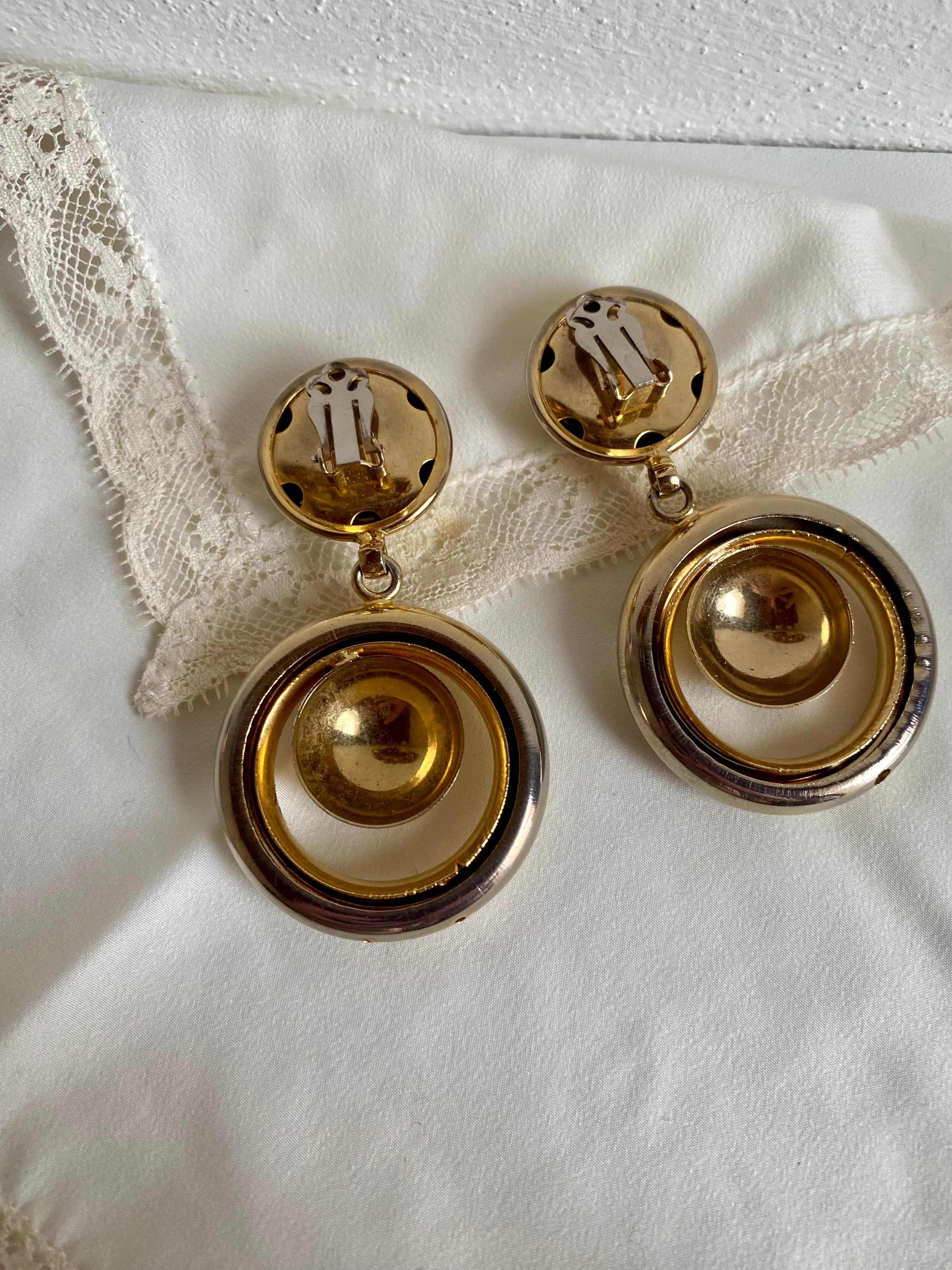 Orecchini rotondi maxi