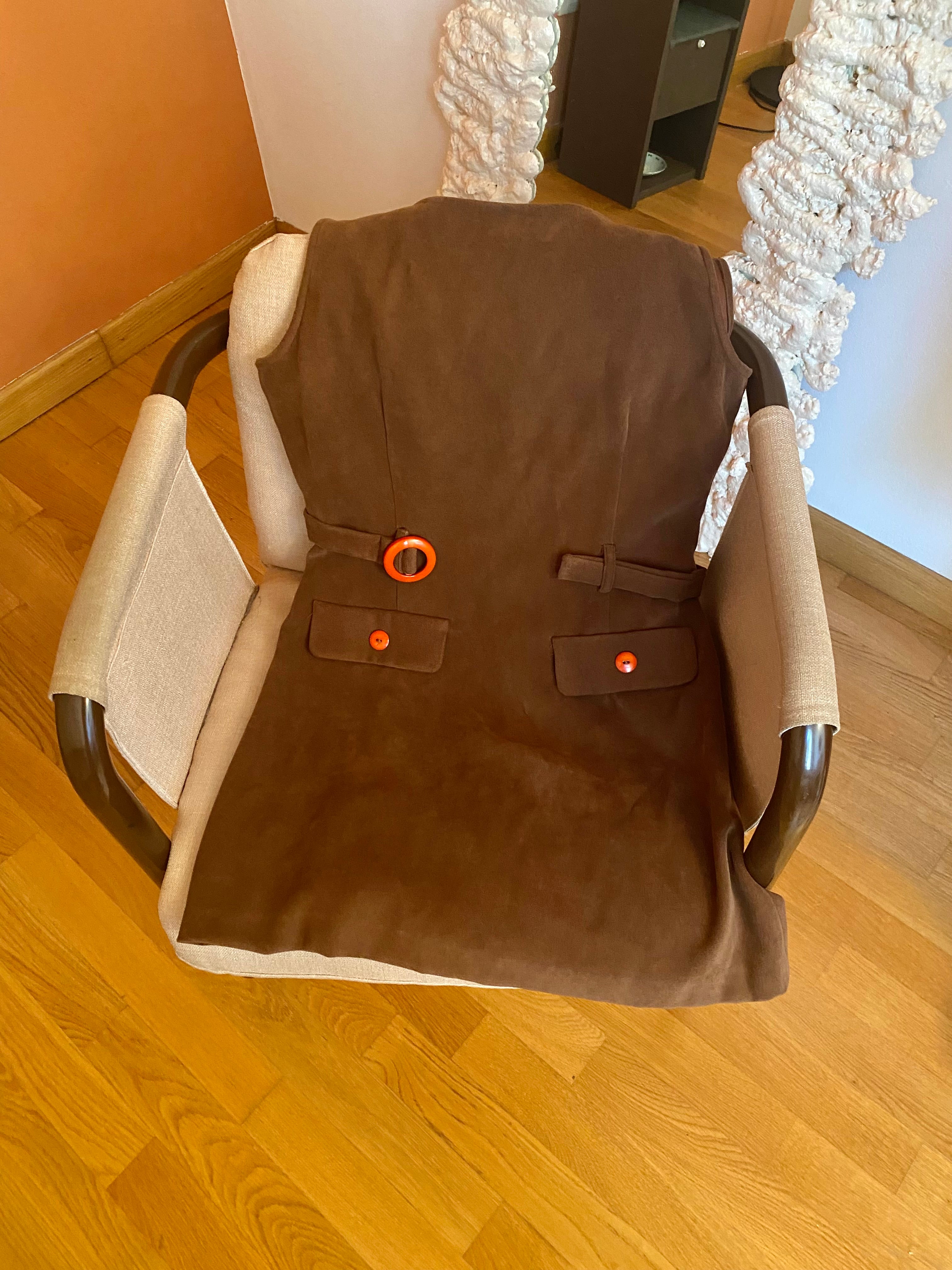 Abito anni ‘60 cioccolato Andrea Marè