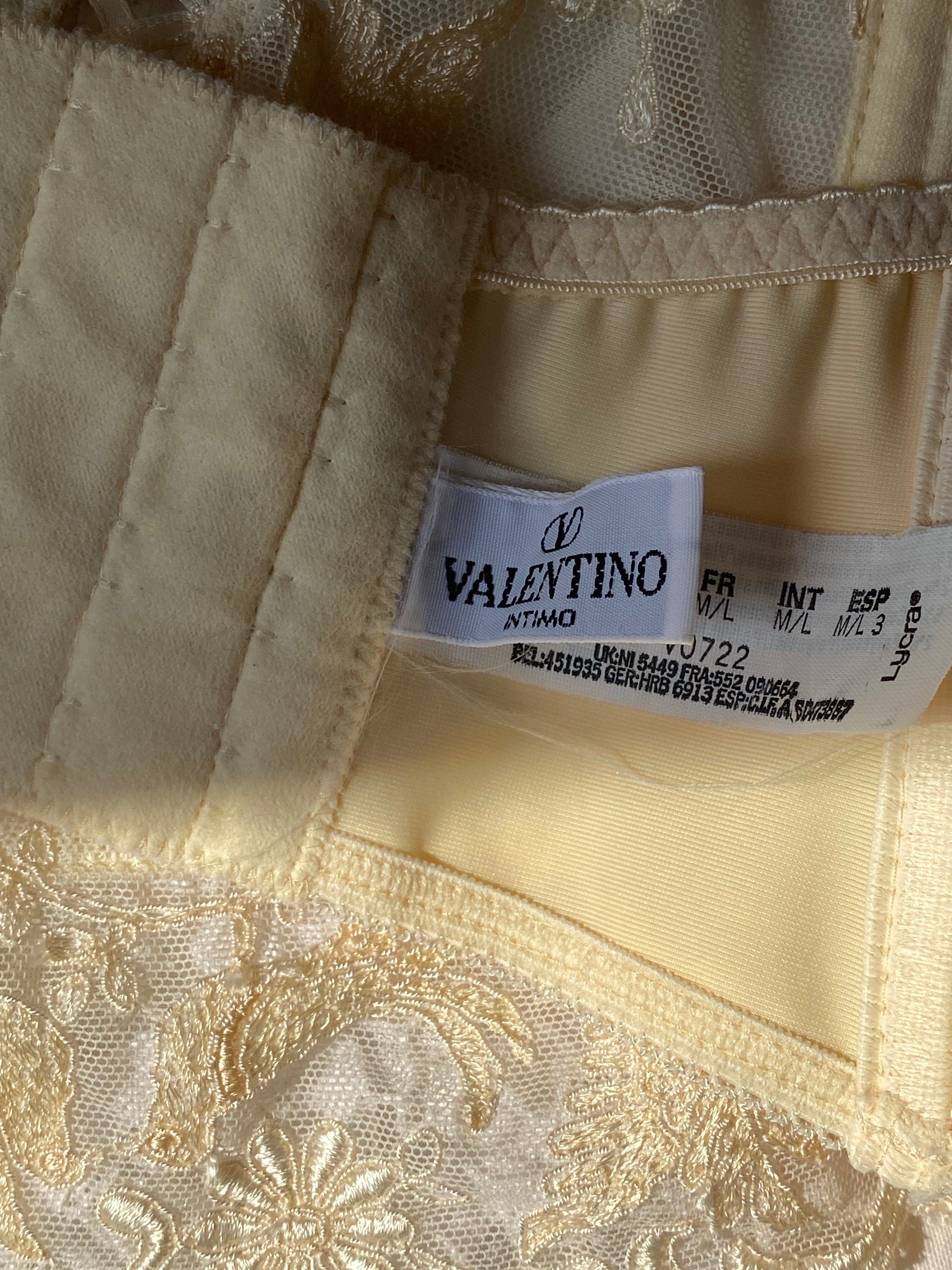 Guêpière Valentino panna