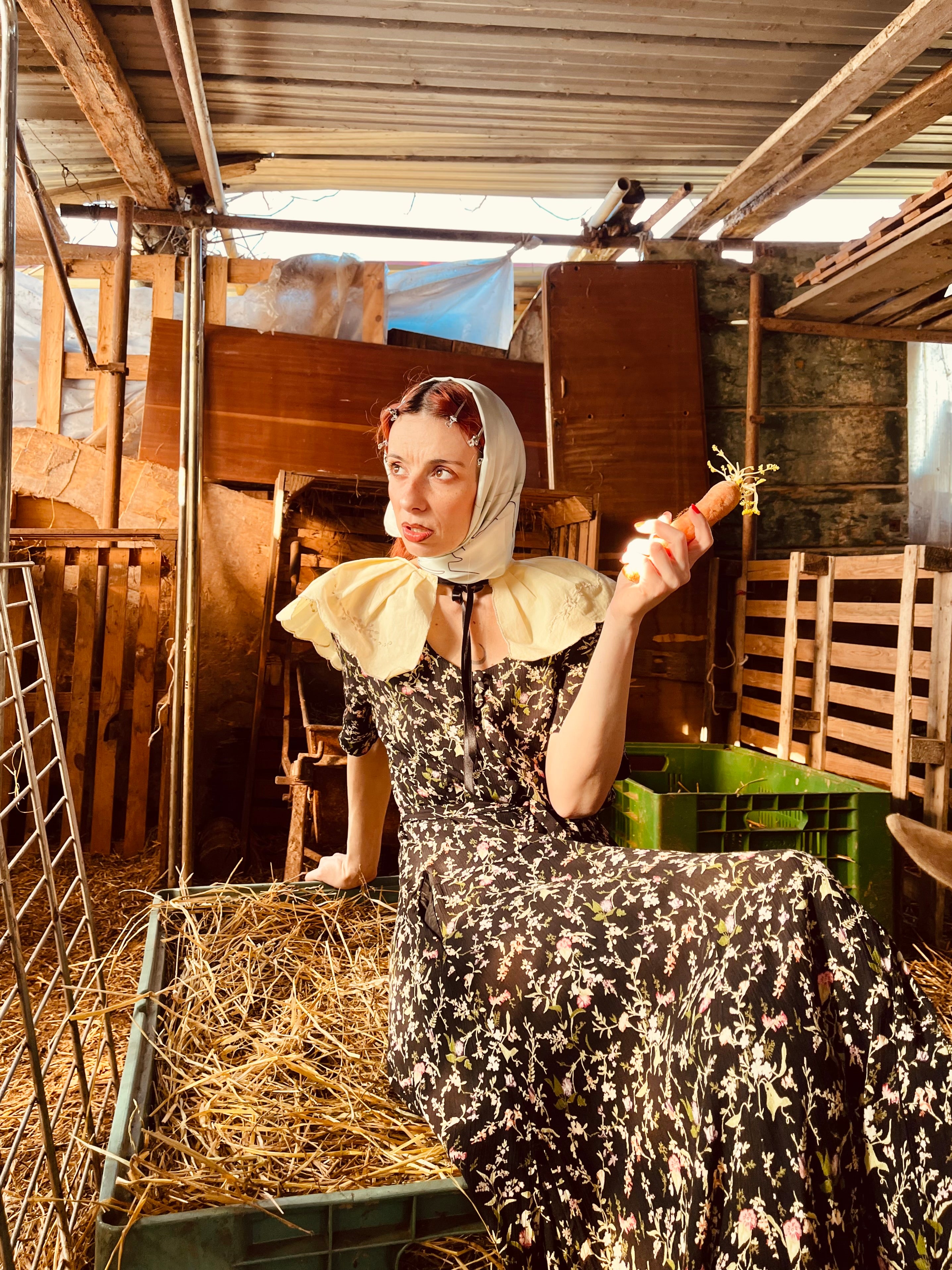 Colletto pastello mantellina