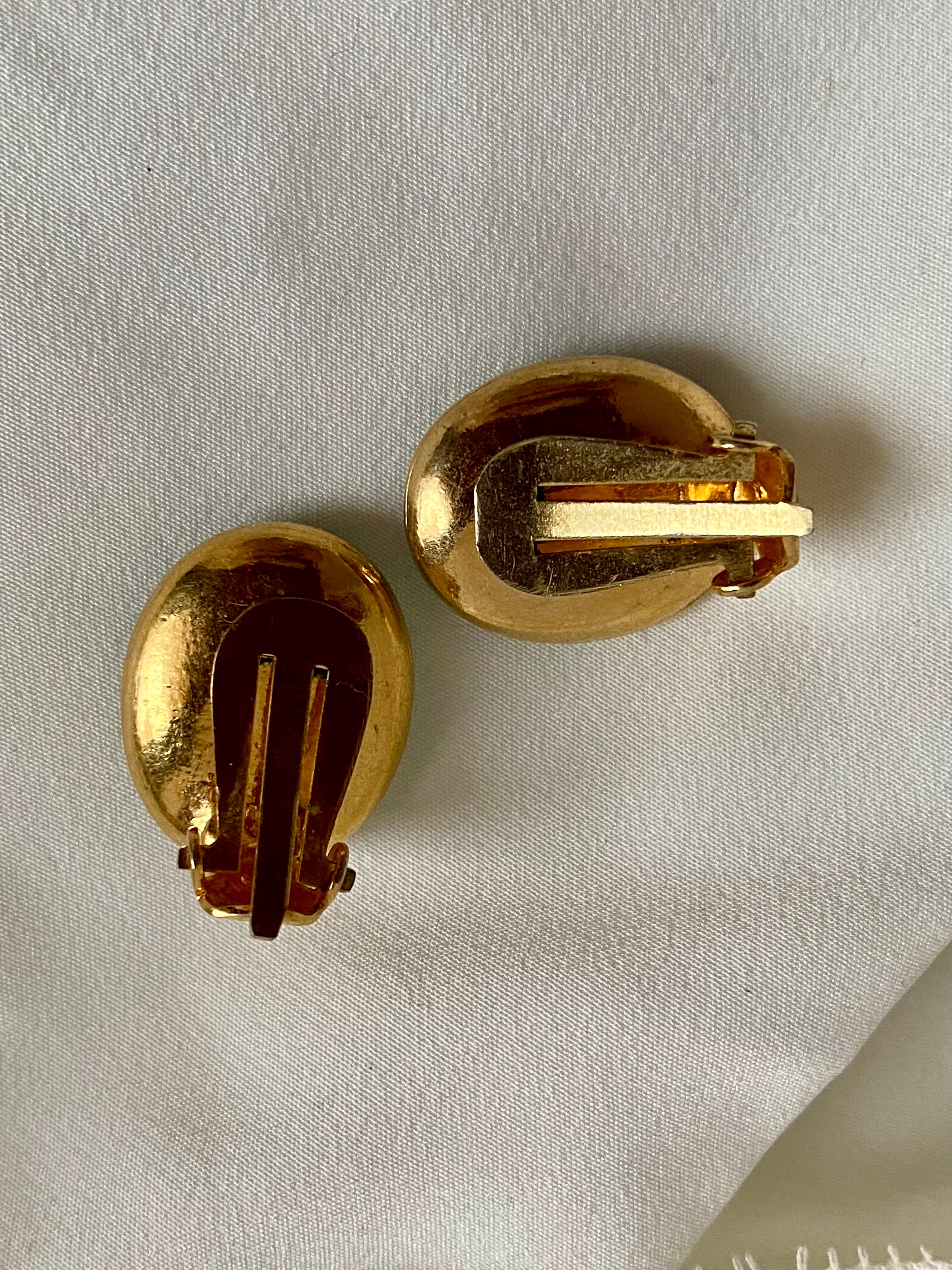 Celeste orecchini a bottone