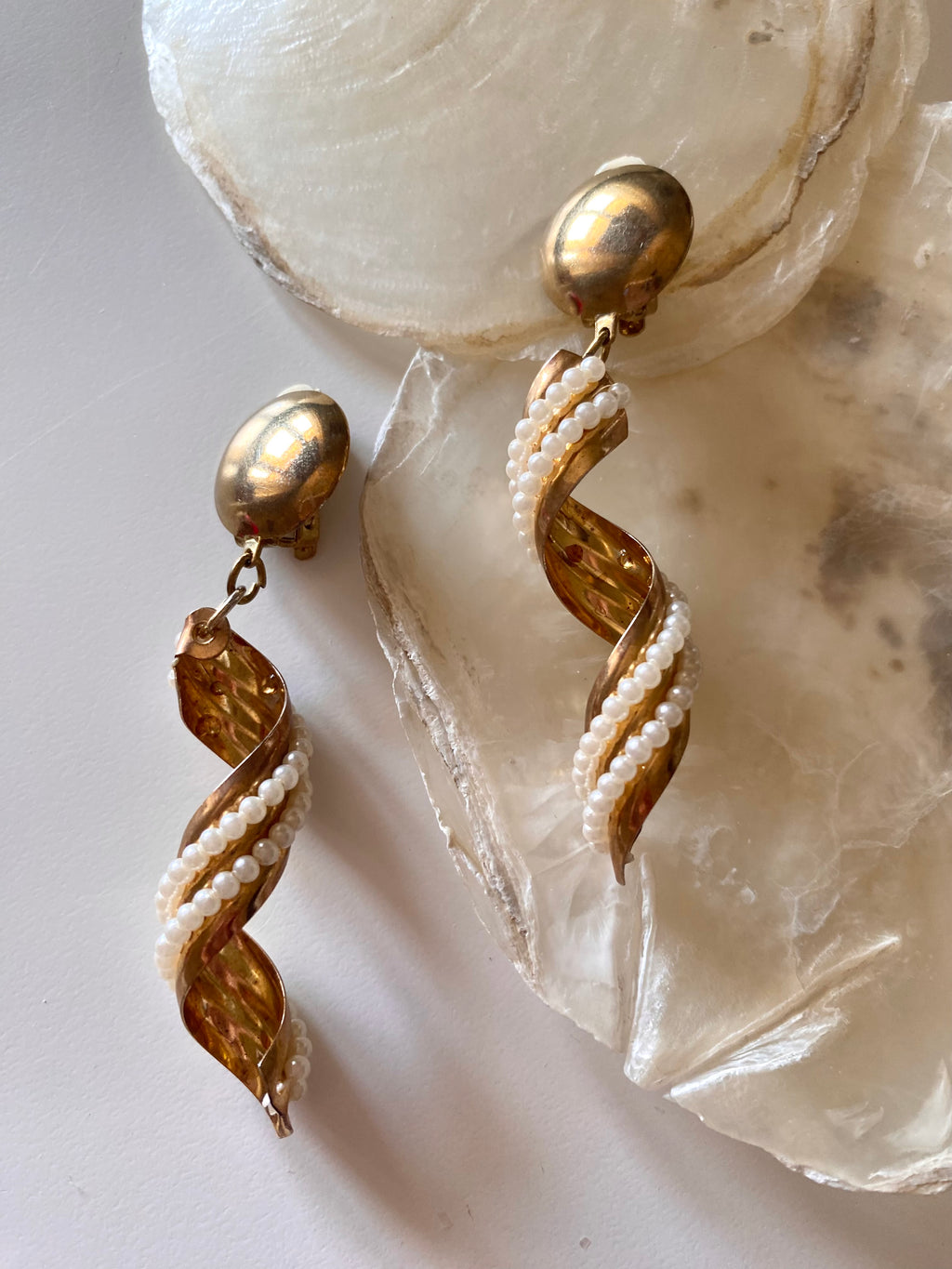 Boucles d'oreilles clips Onda