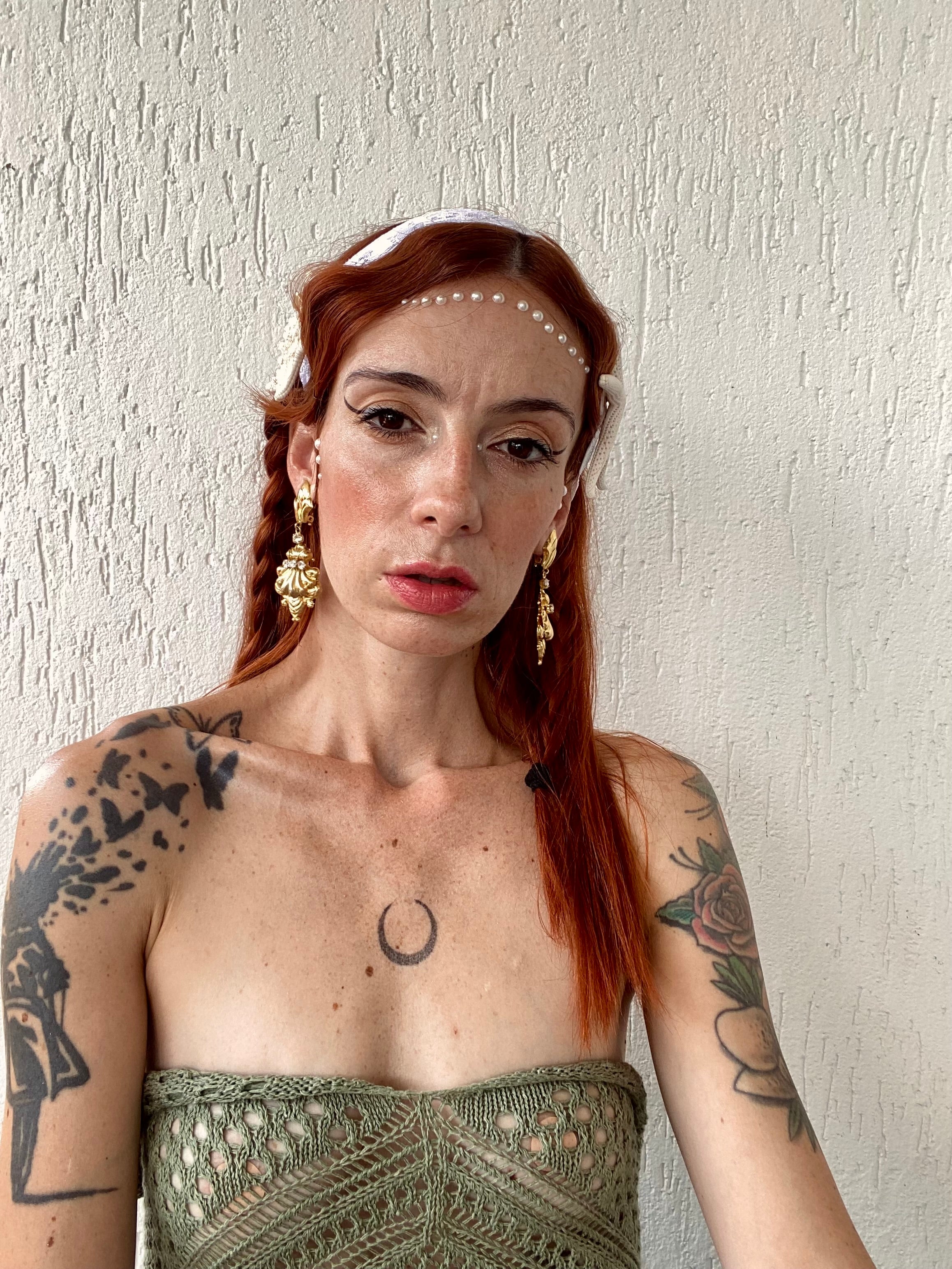 Anfitrite orecchini pendenti a conchiglia