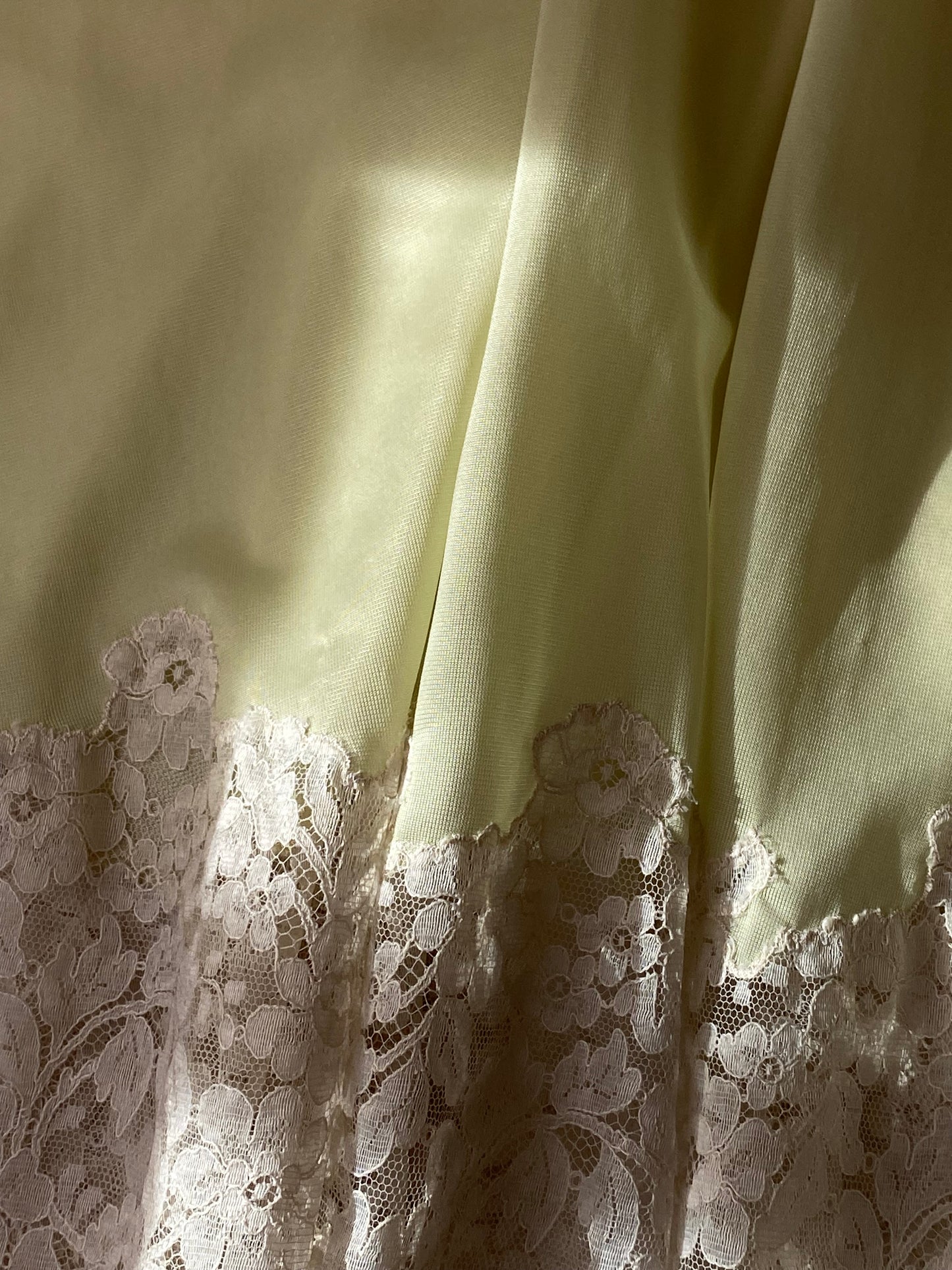 Baby doll lime con pizzo