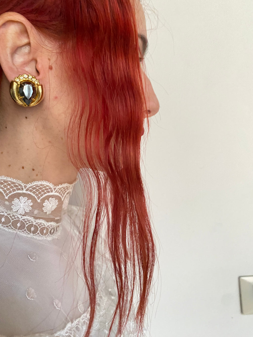 Grazia orecchini antichi a bottone