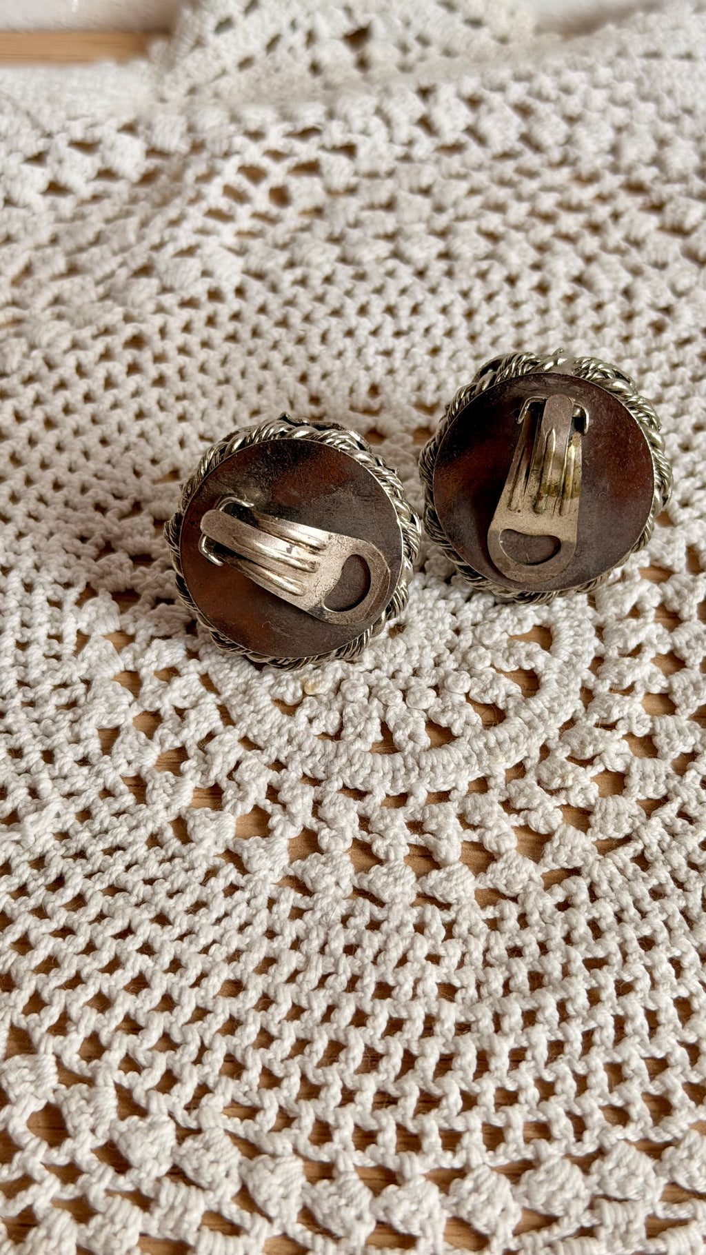 Orecchini a clip argento con perla