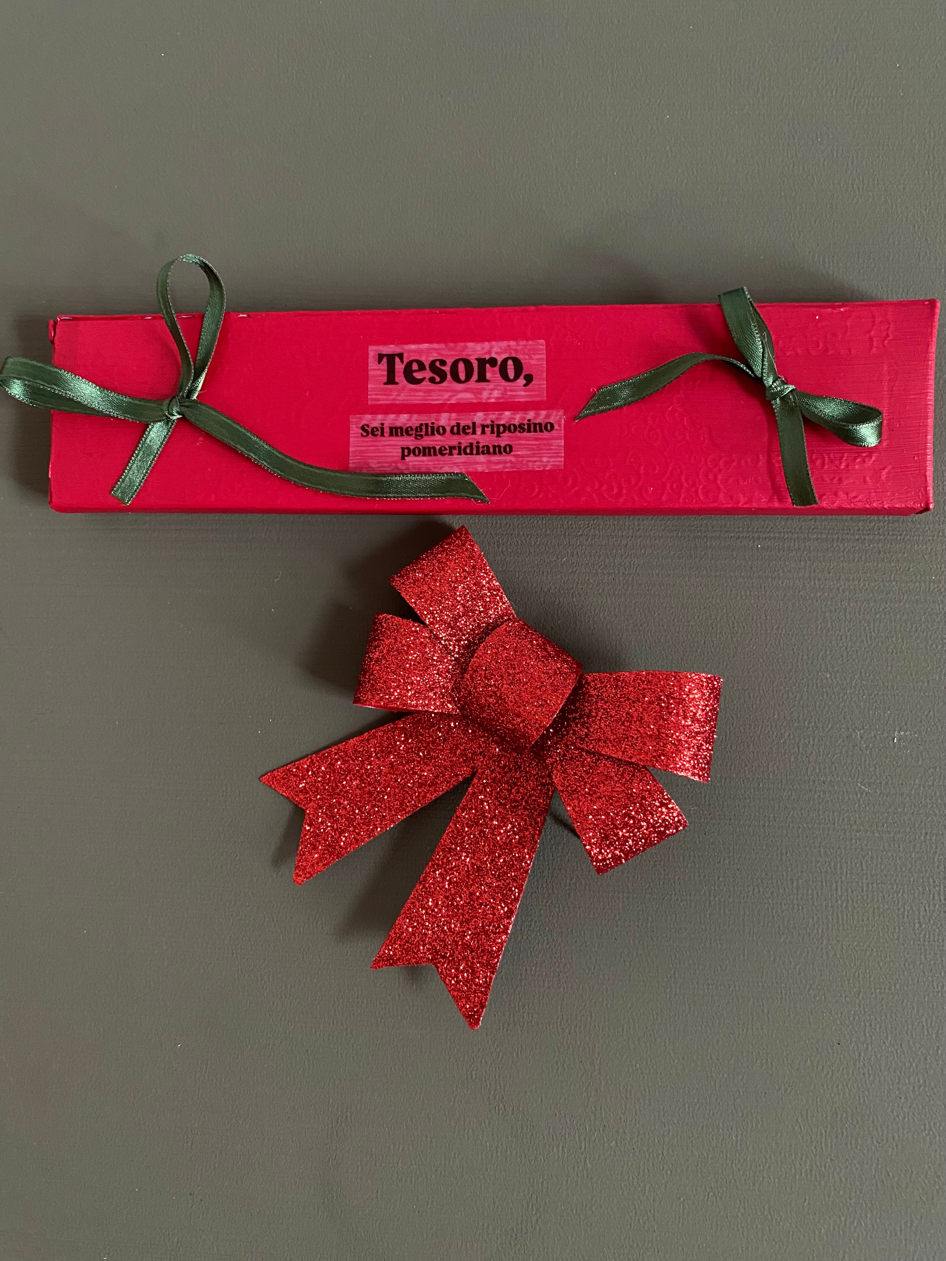 TESORO box incenso rosso