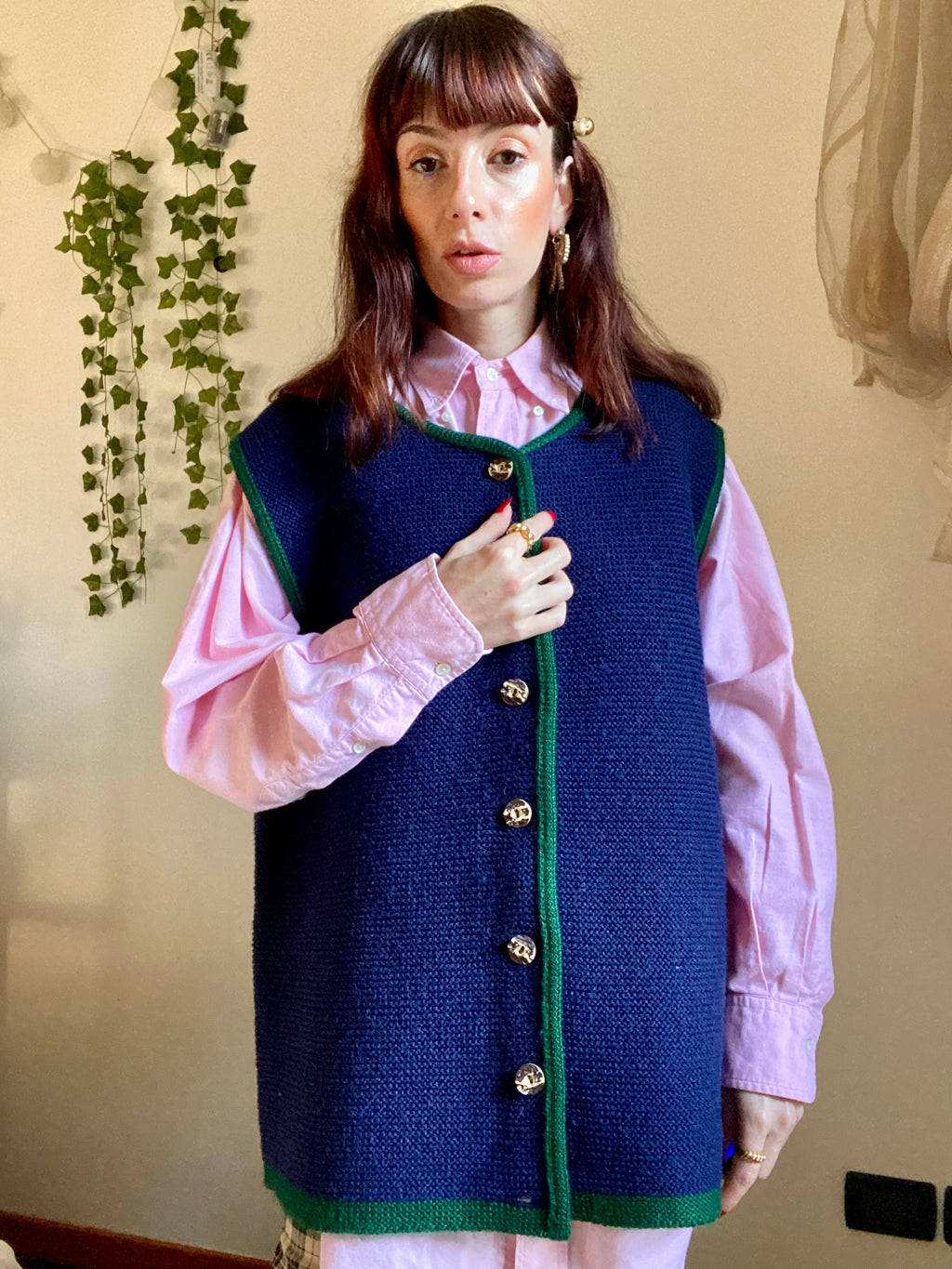 Gilet tirolese margherite