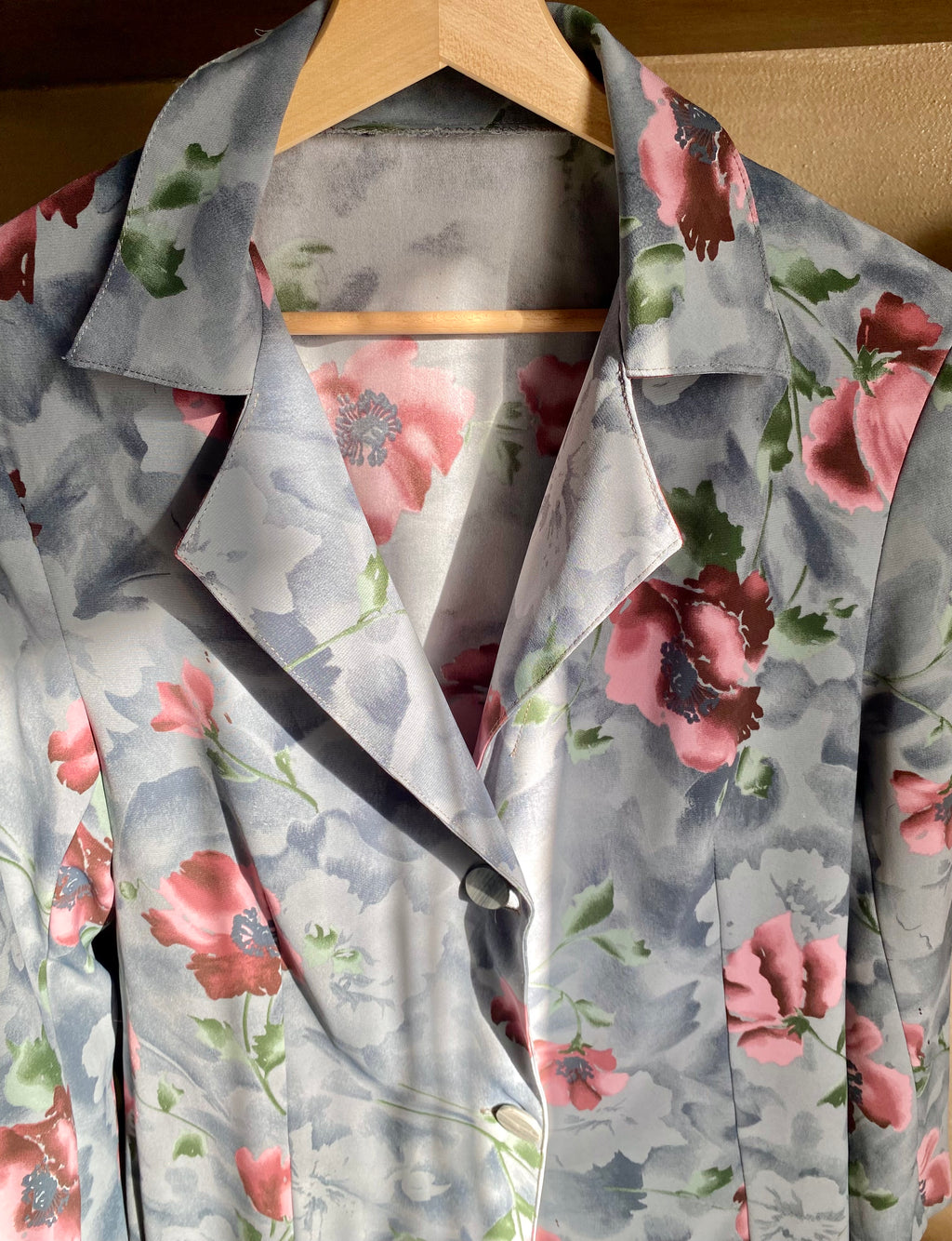 Blazer léger à fleurs