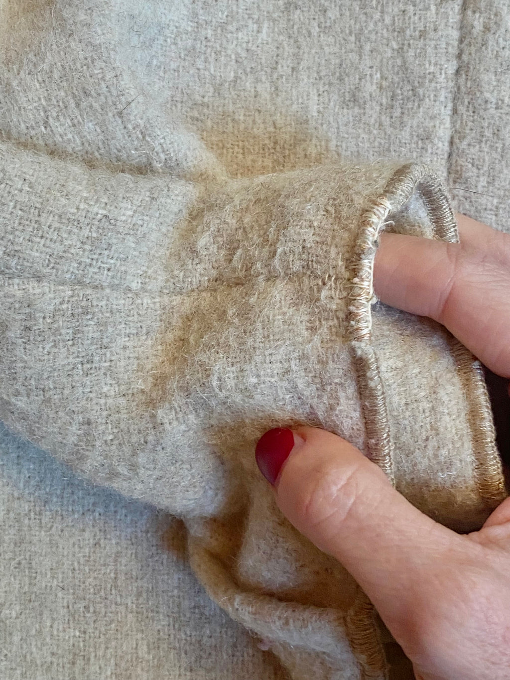 Jupe midi crème