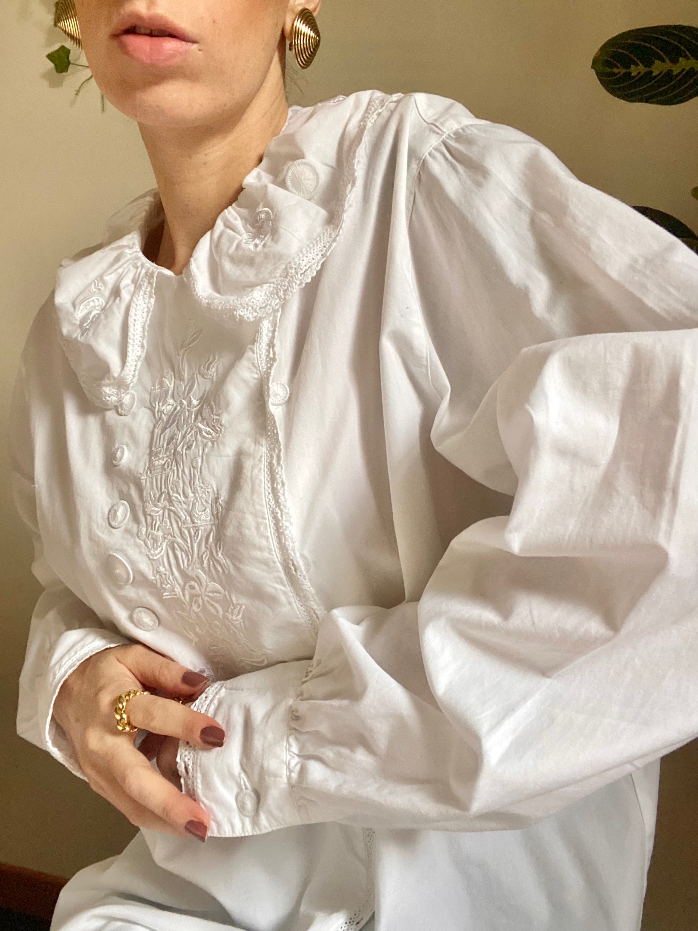 Camicia camice Pierrot in puro cotone