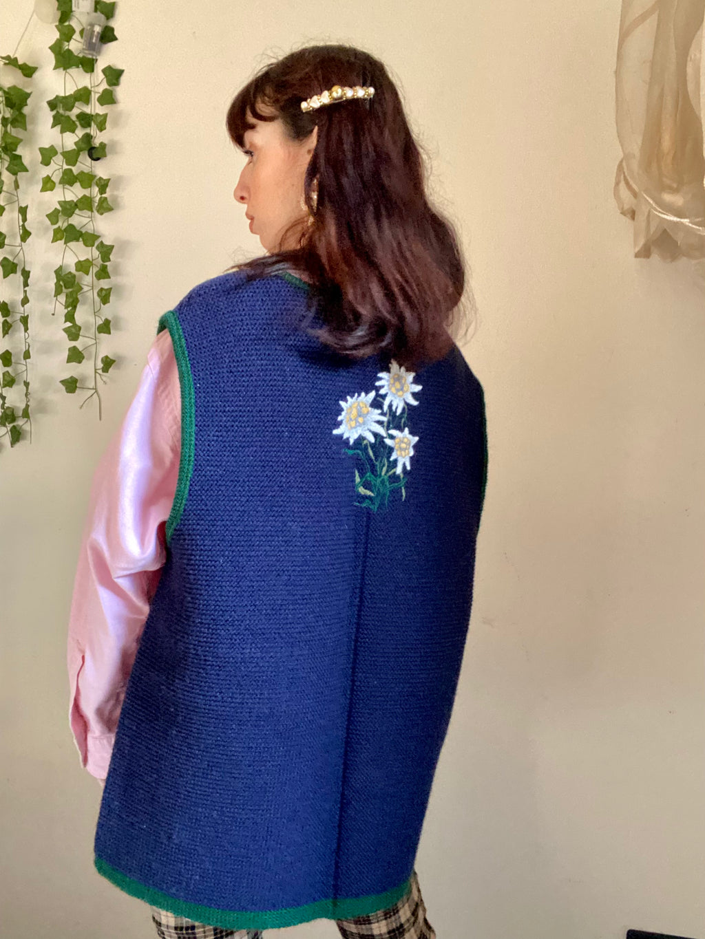 Gilet tirolese margherite