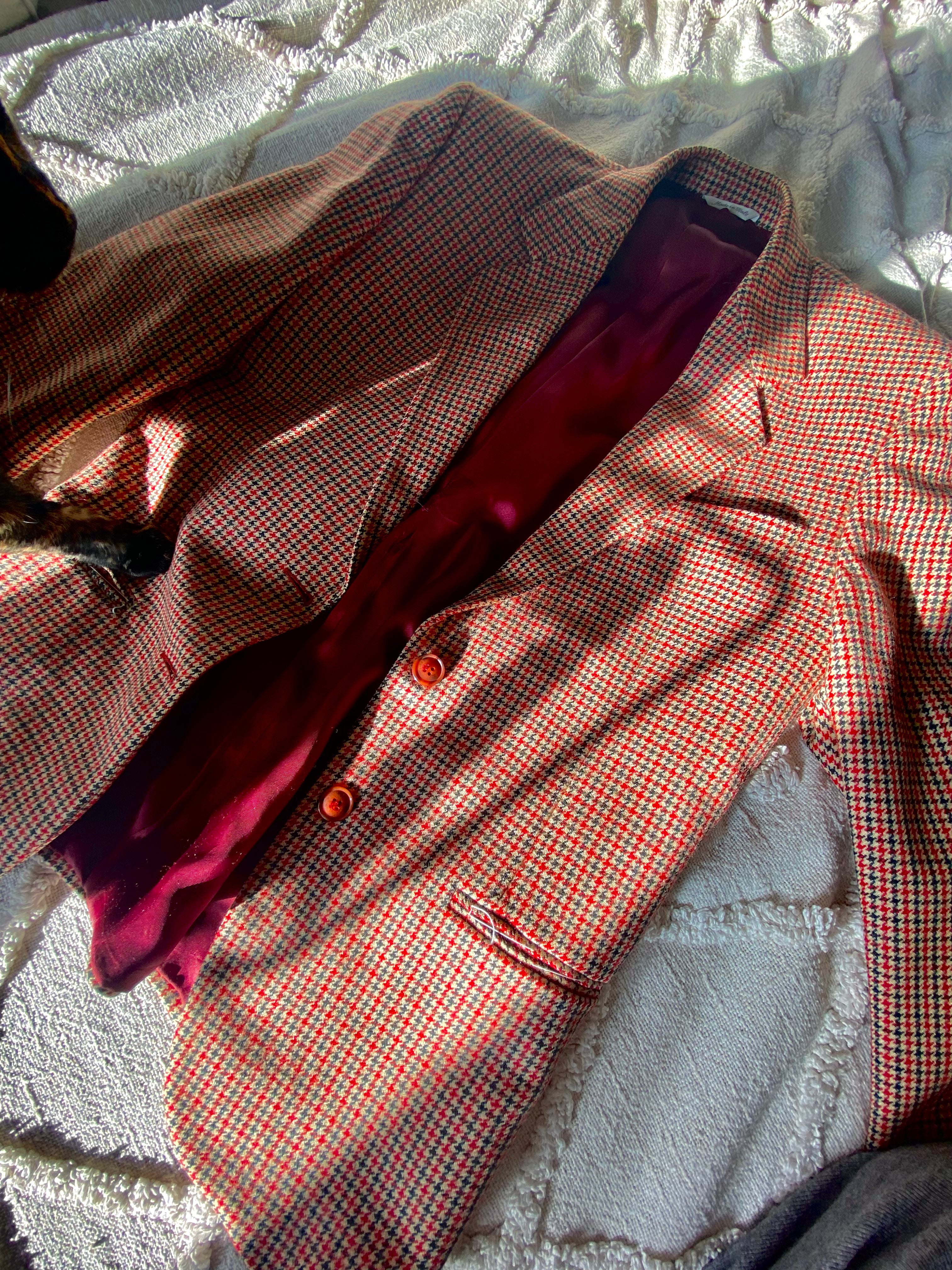 Blazer pied de poule