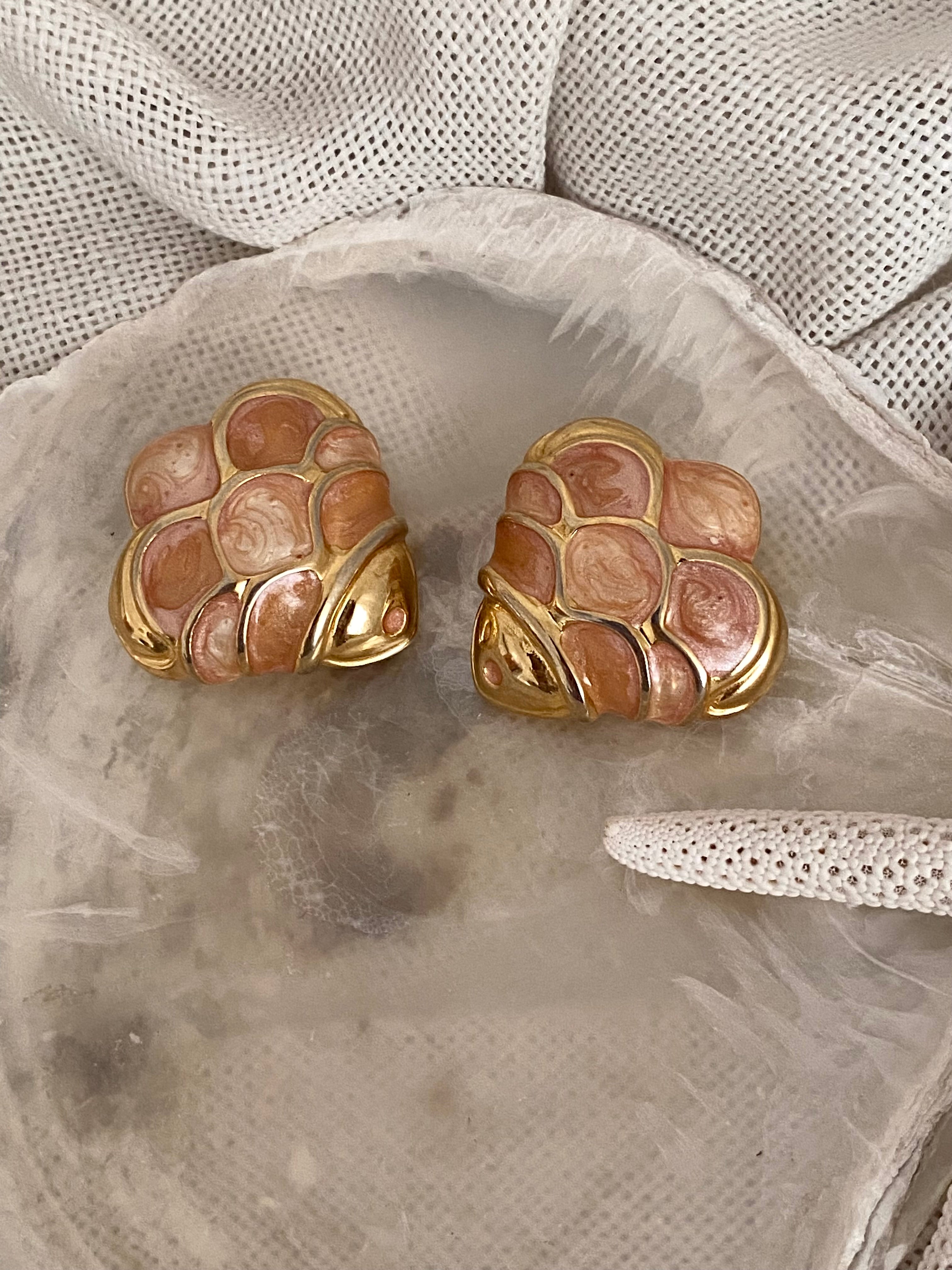 Ligea marine clip-on earrings