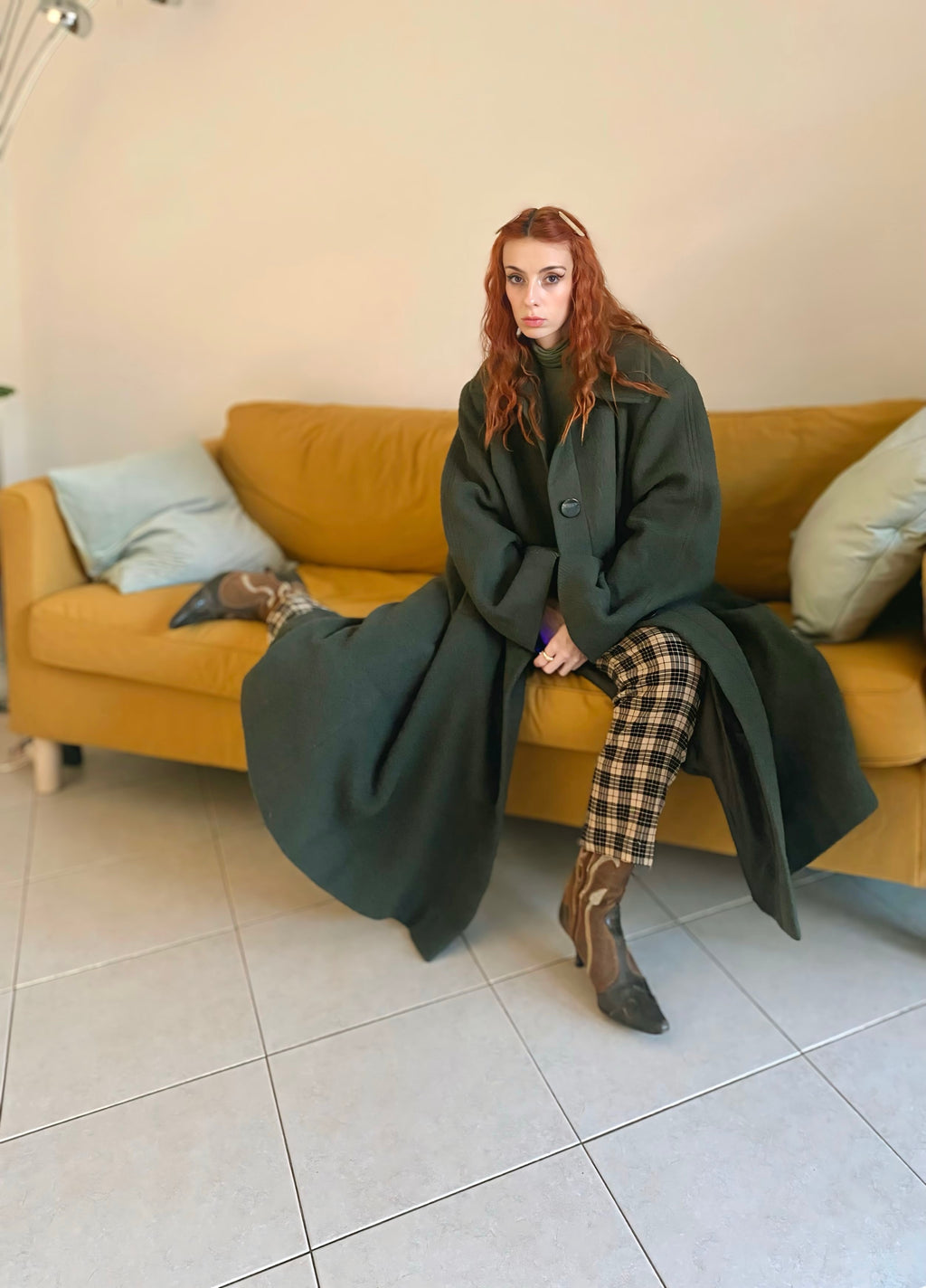 Cappotto over oliva
