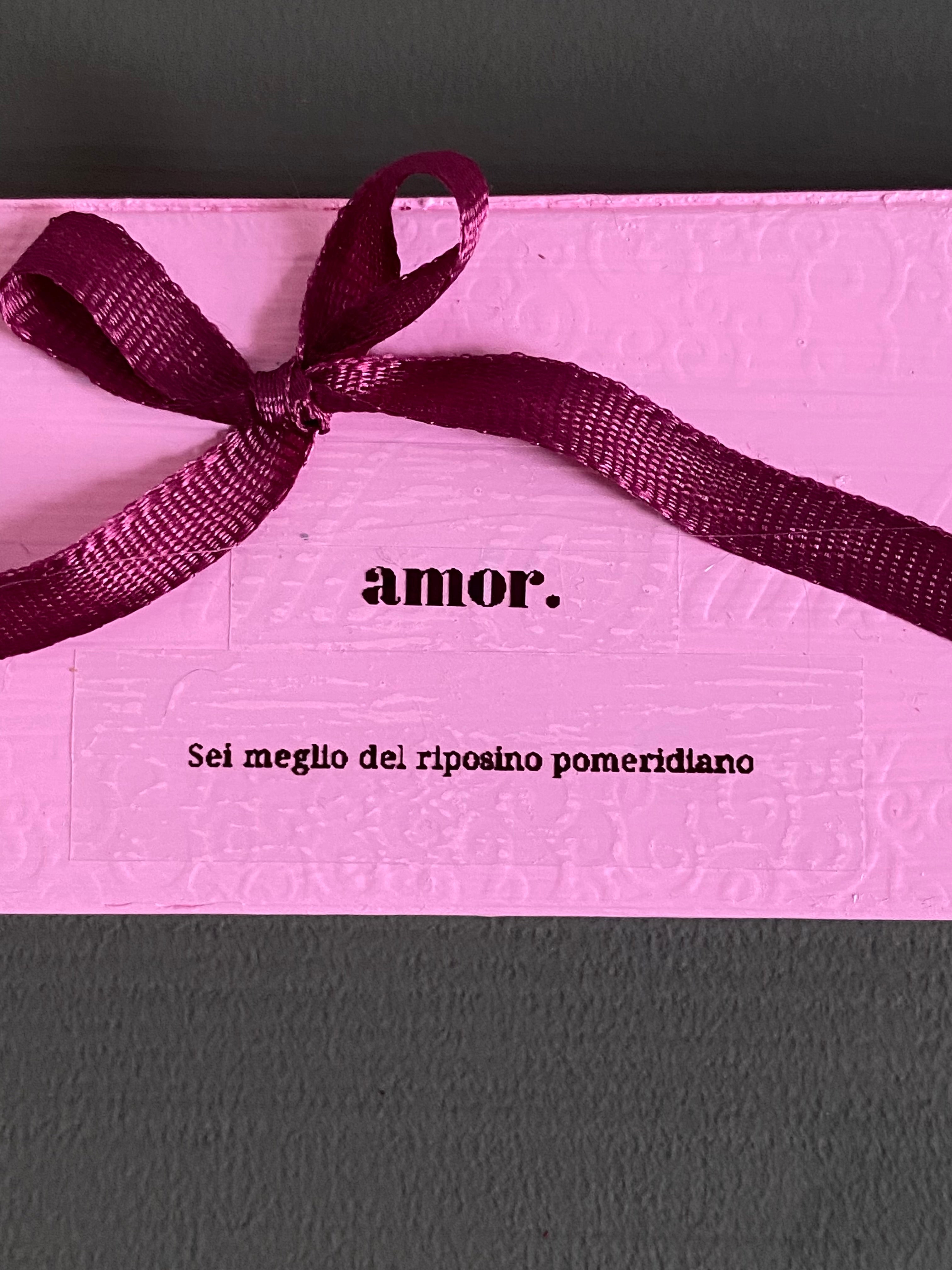 AMOR box incenso rosa
