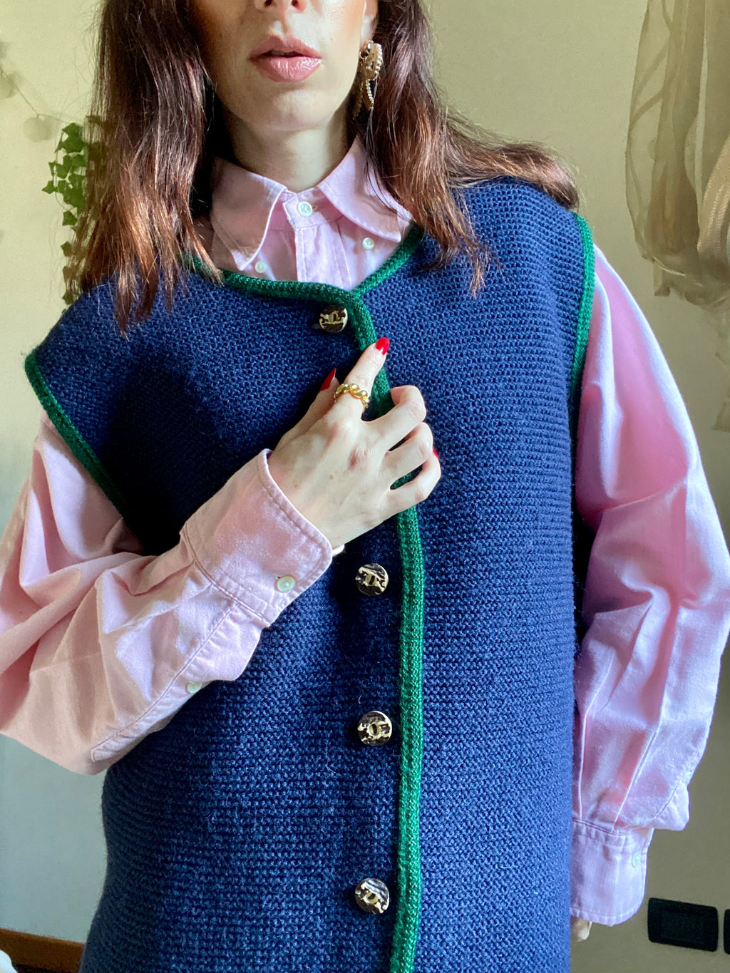Gilet tirolese margherite