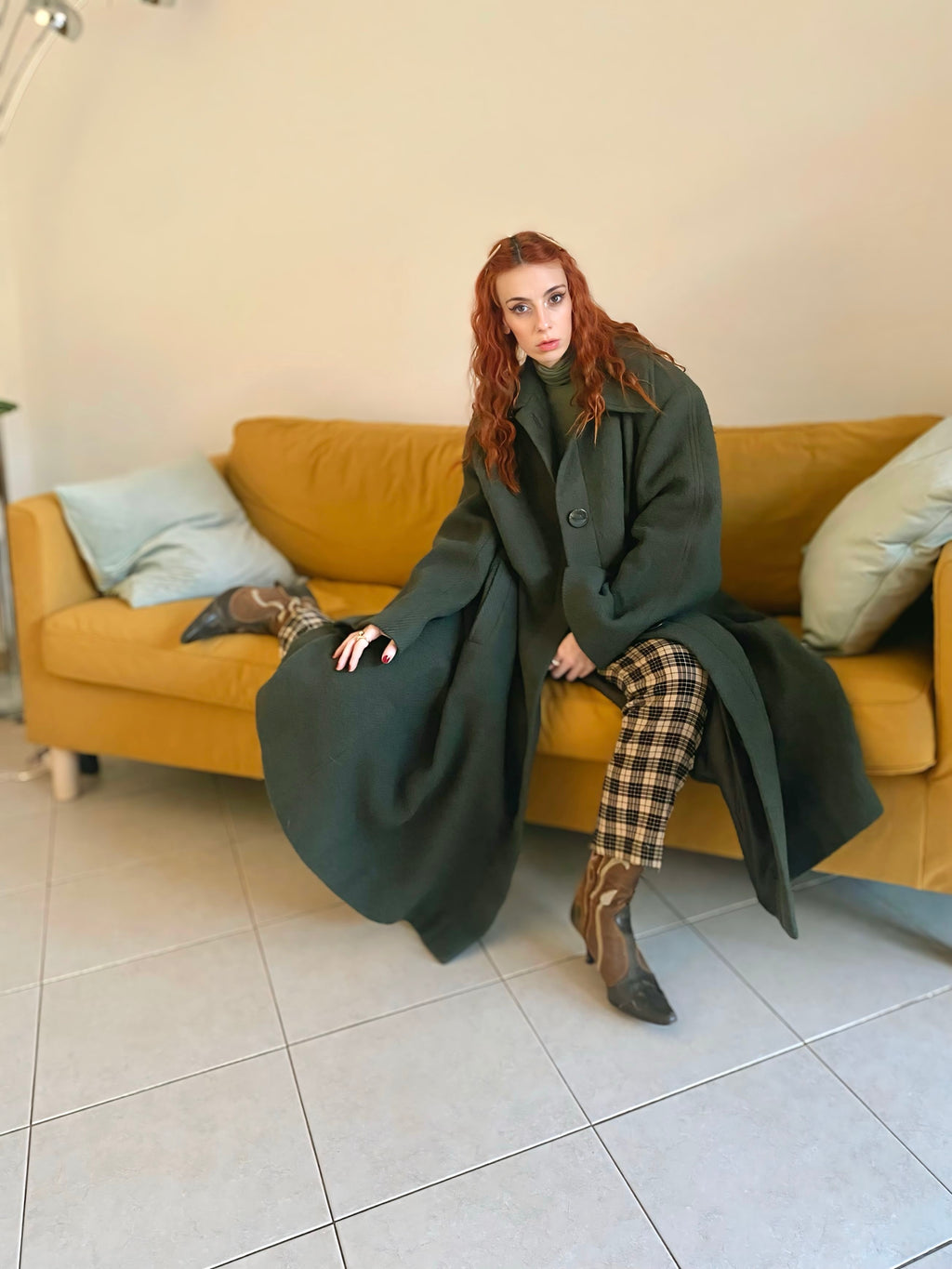 Cappotto over oliva