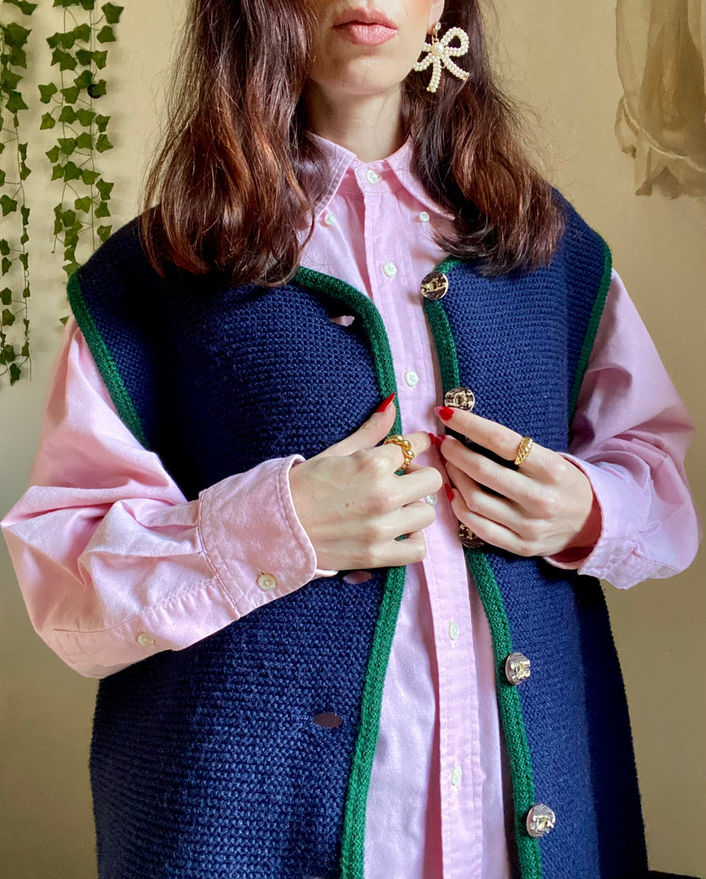 Gilet tirolese margherite