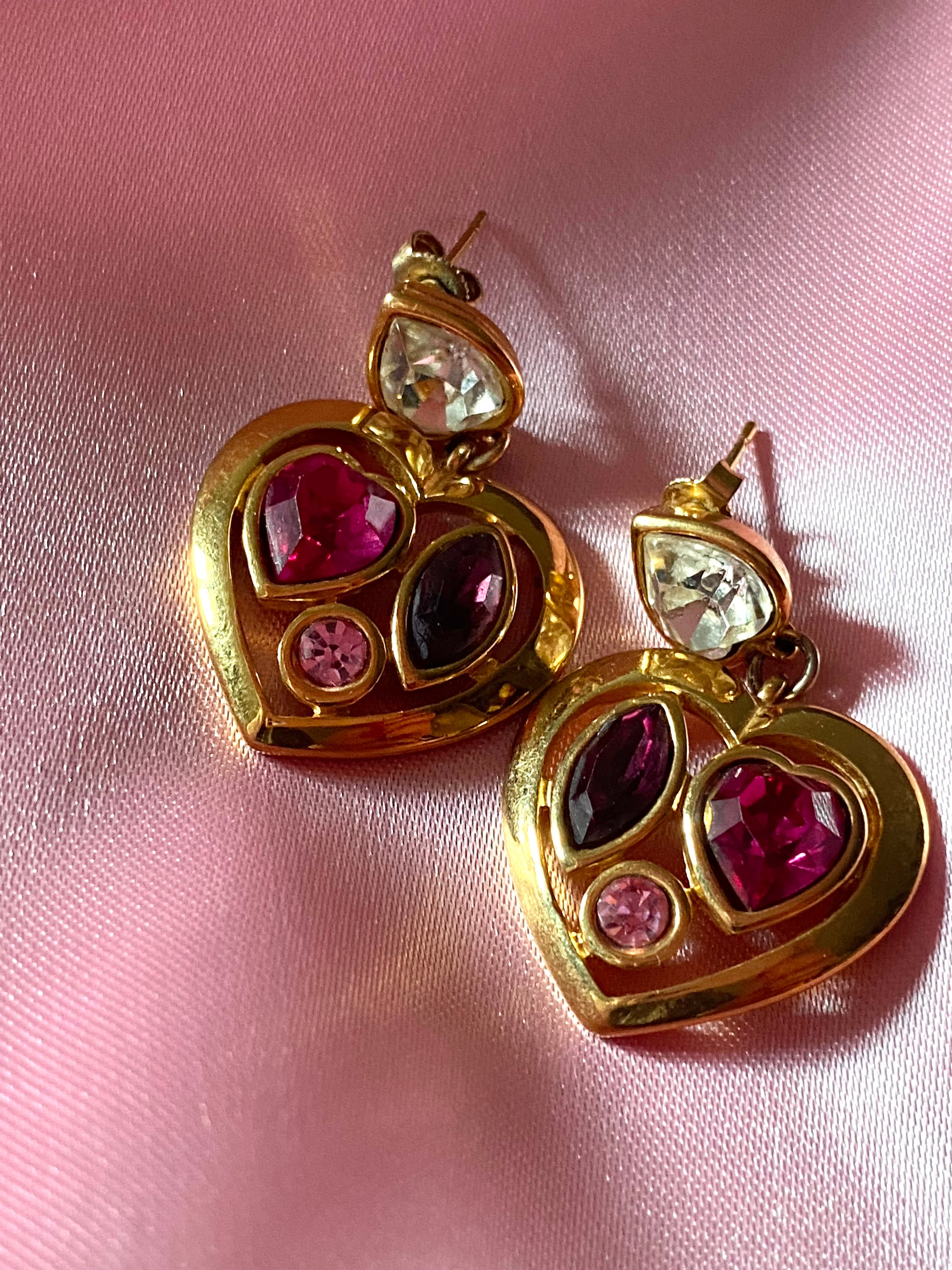 Boucles d'oreilles coeur