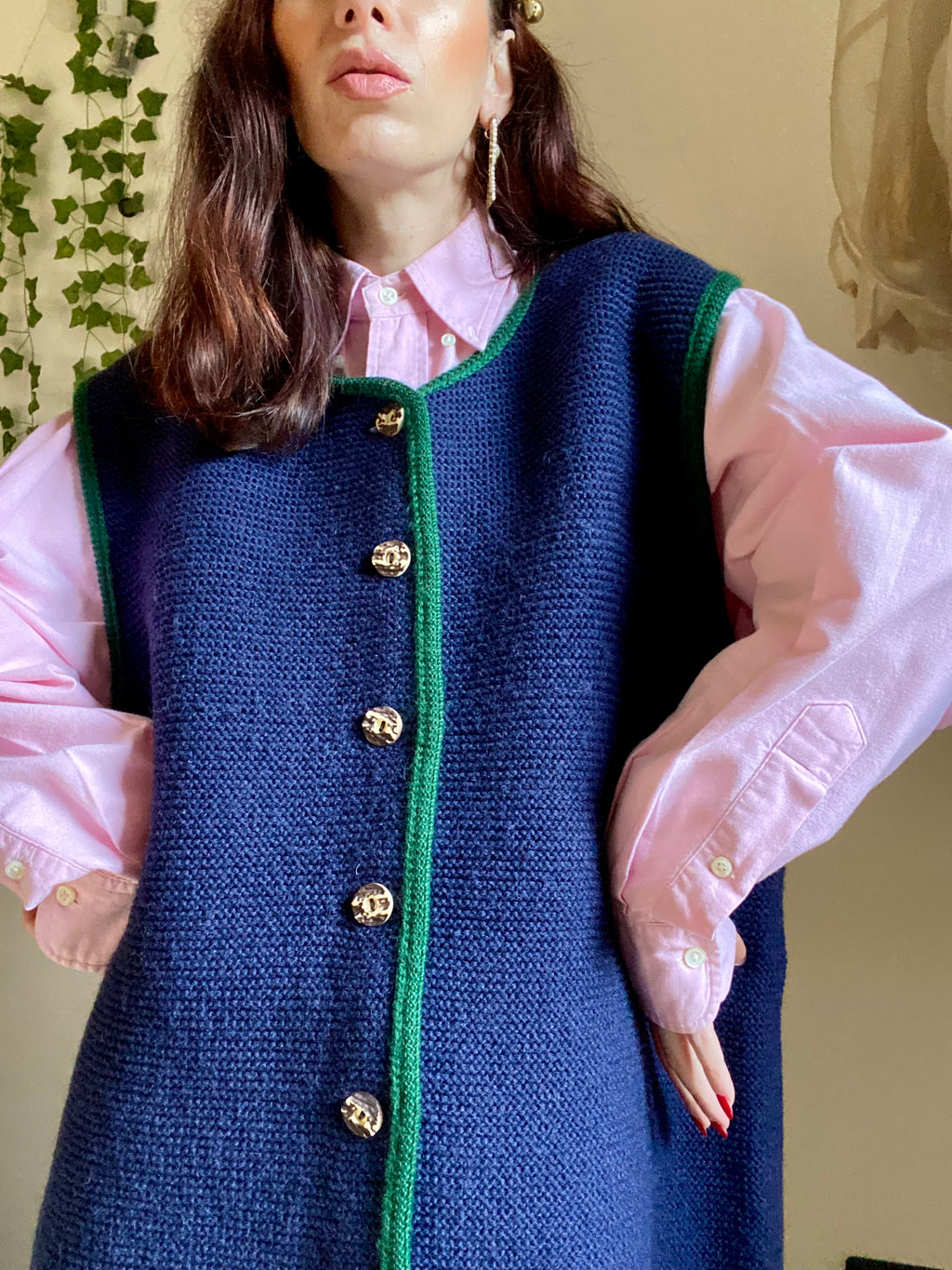 Gilet tirolese margherite