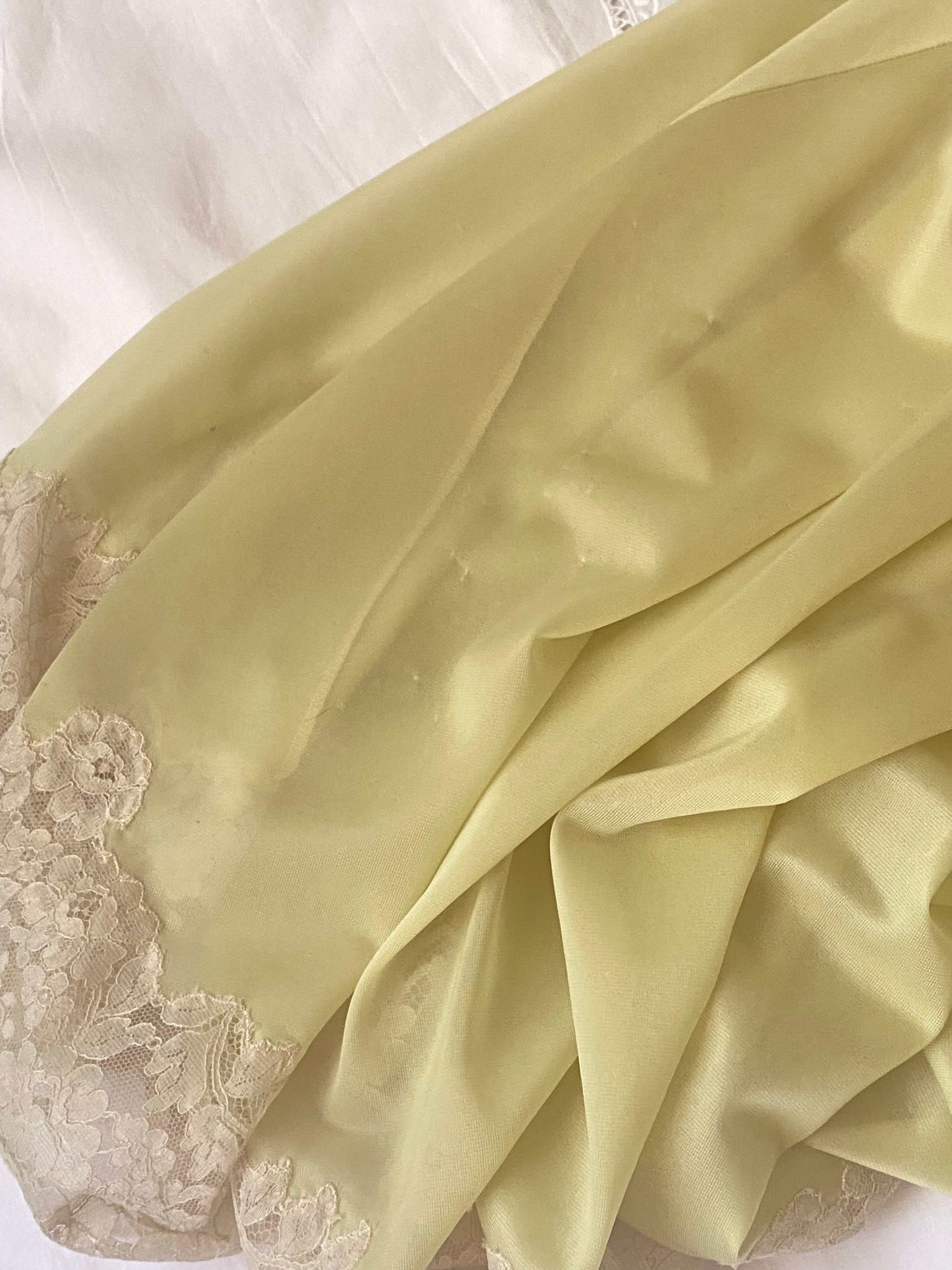 Baby doll lime con pizzo