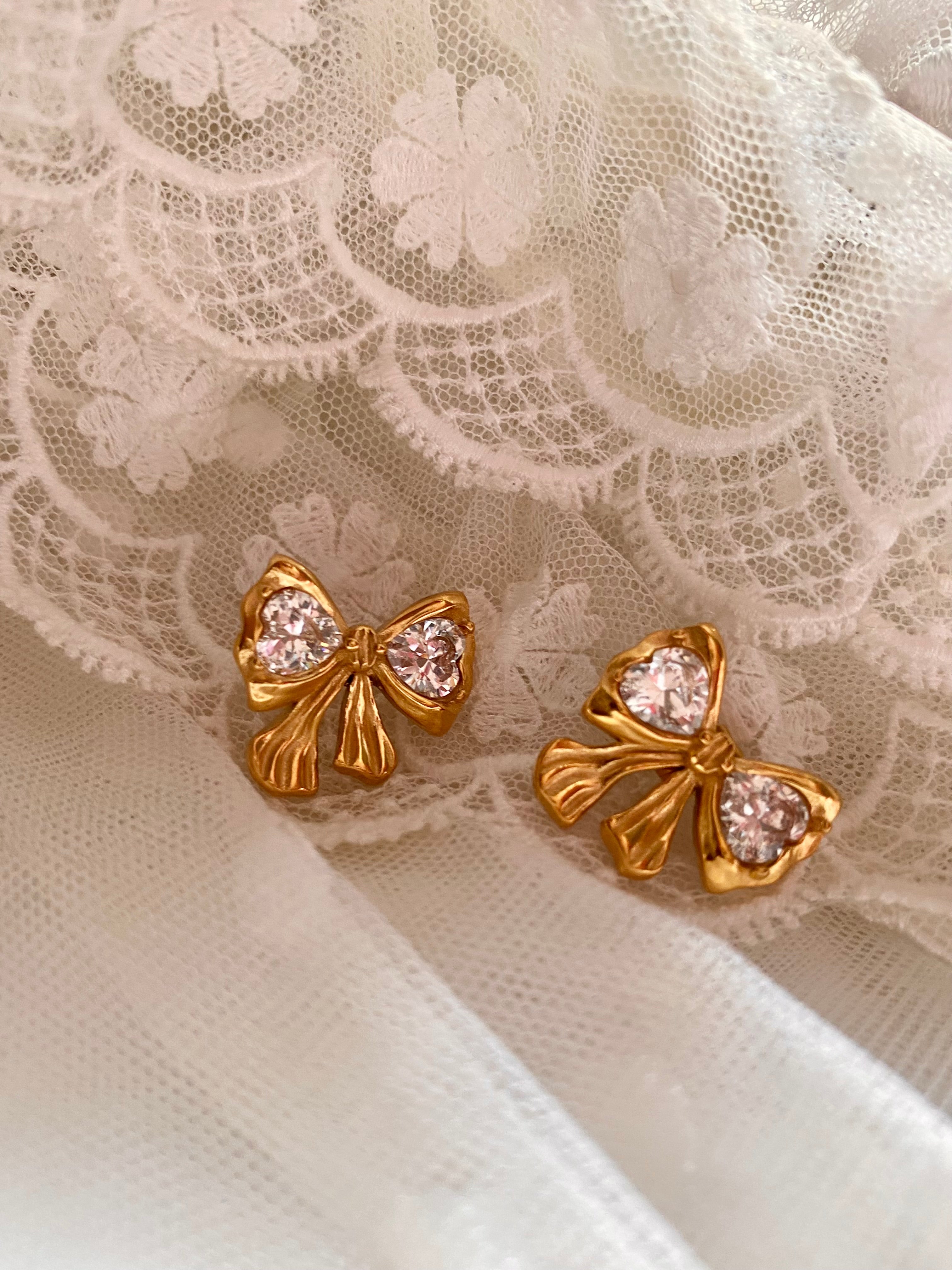 Boucles d'oreilles nœud