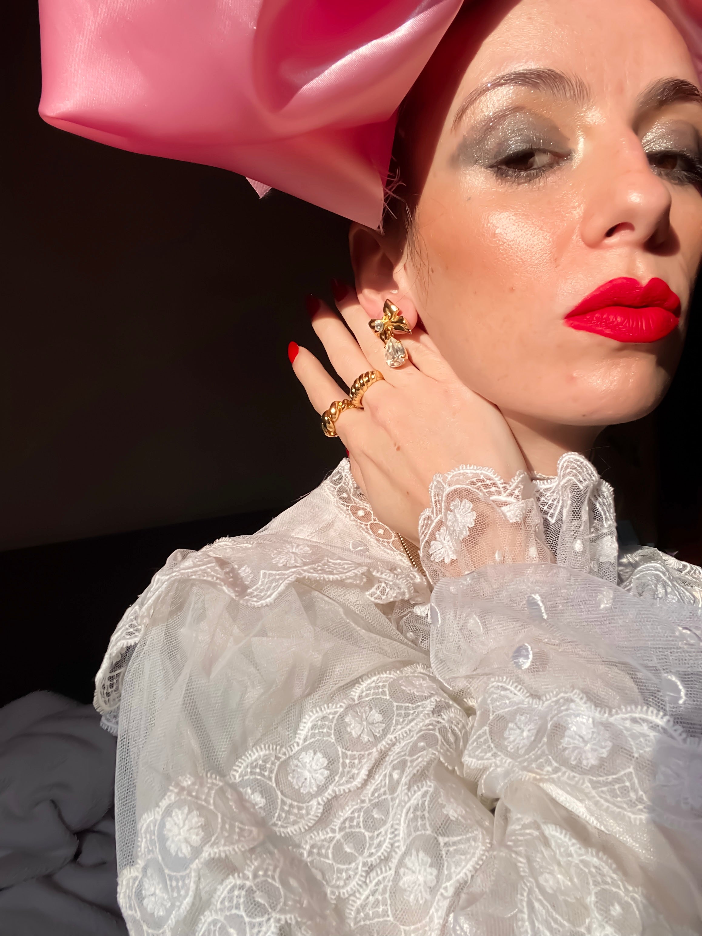 Boucles d'oreilles nœud