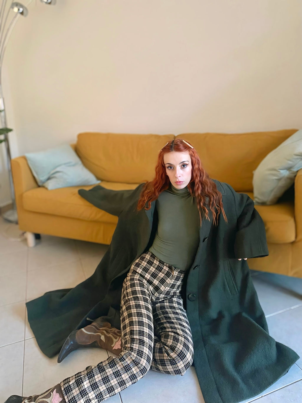 Cappotto over oliva