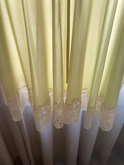 Baby doll lime con pizzo