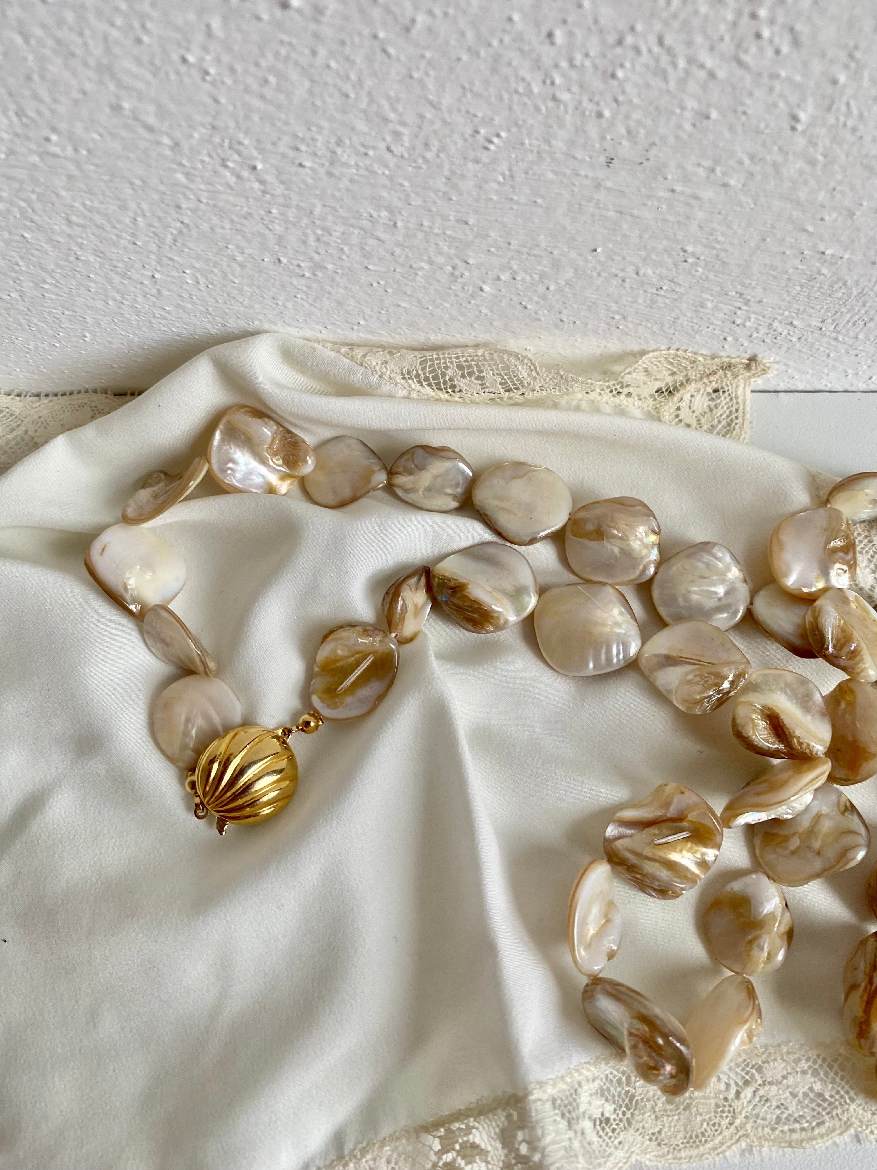 MAREA Parure in pura madreperla