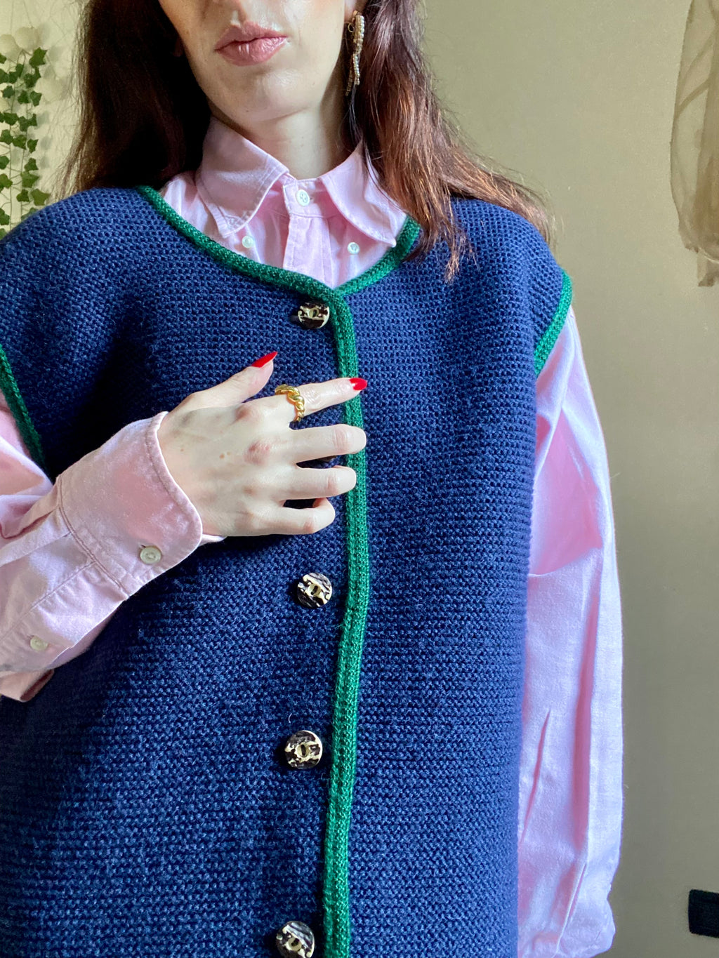 Gilet tirolese margherite