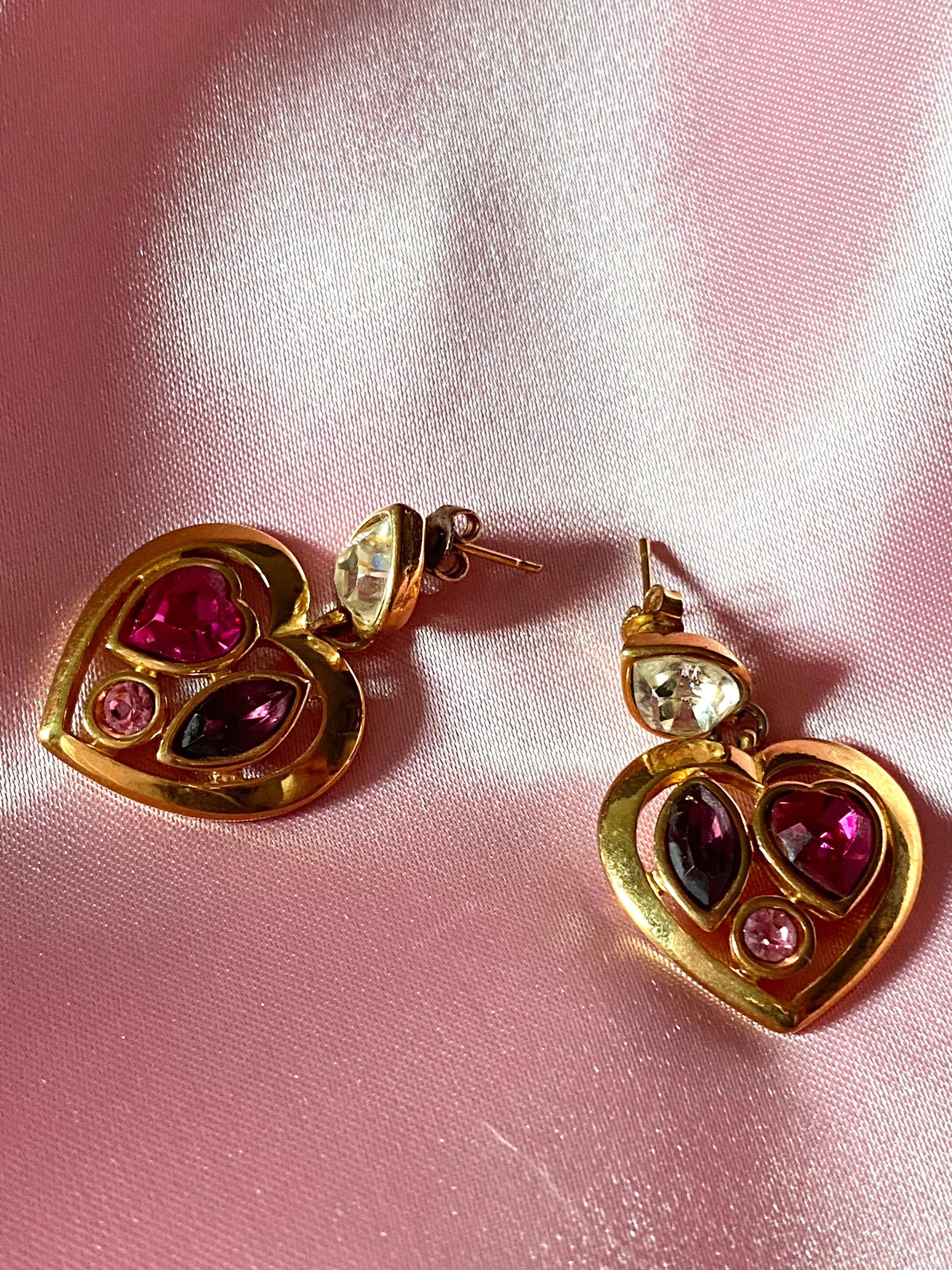 Boucles d'oreilles coeur