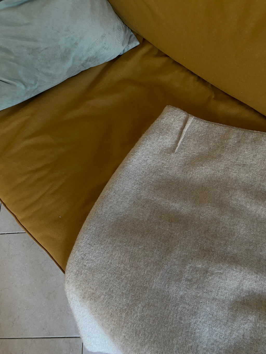 Jupe midi crème