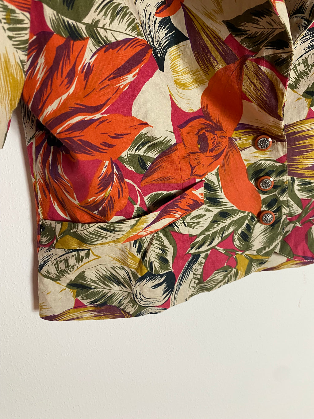 Veste fleurie
