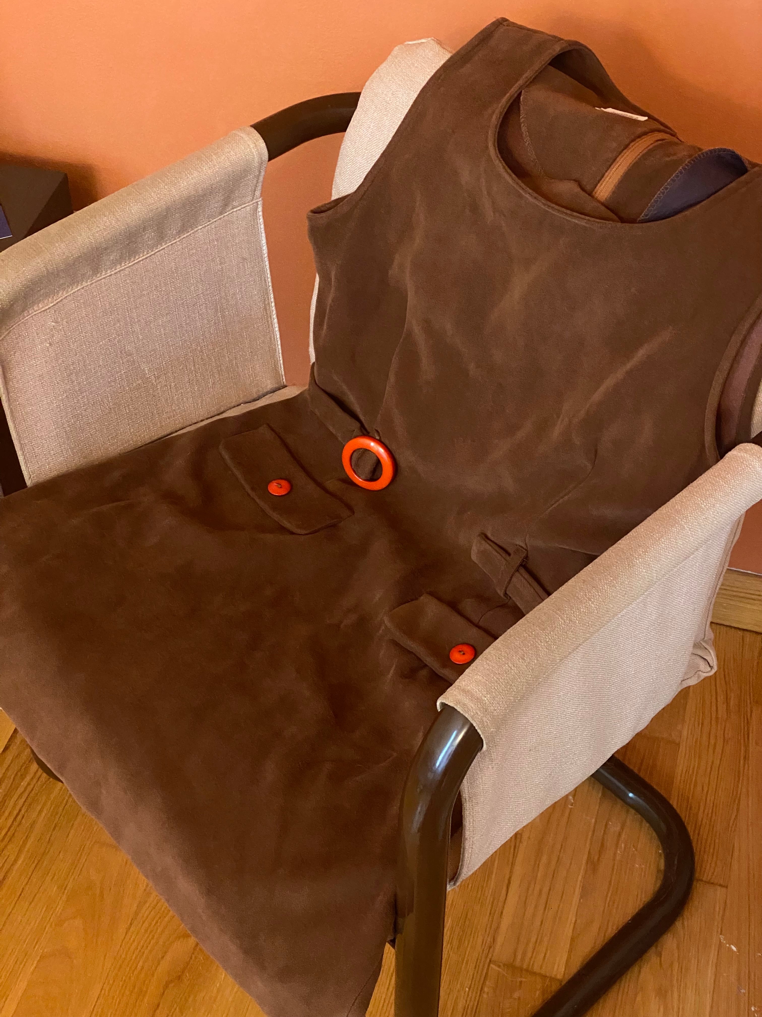 Abito anni ‘60 cioccolato Andrea Marè