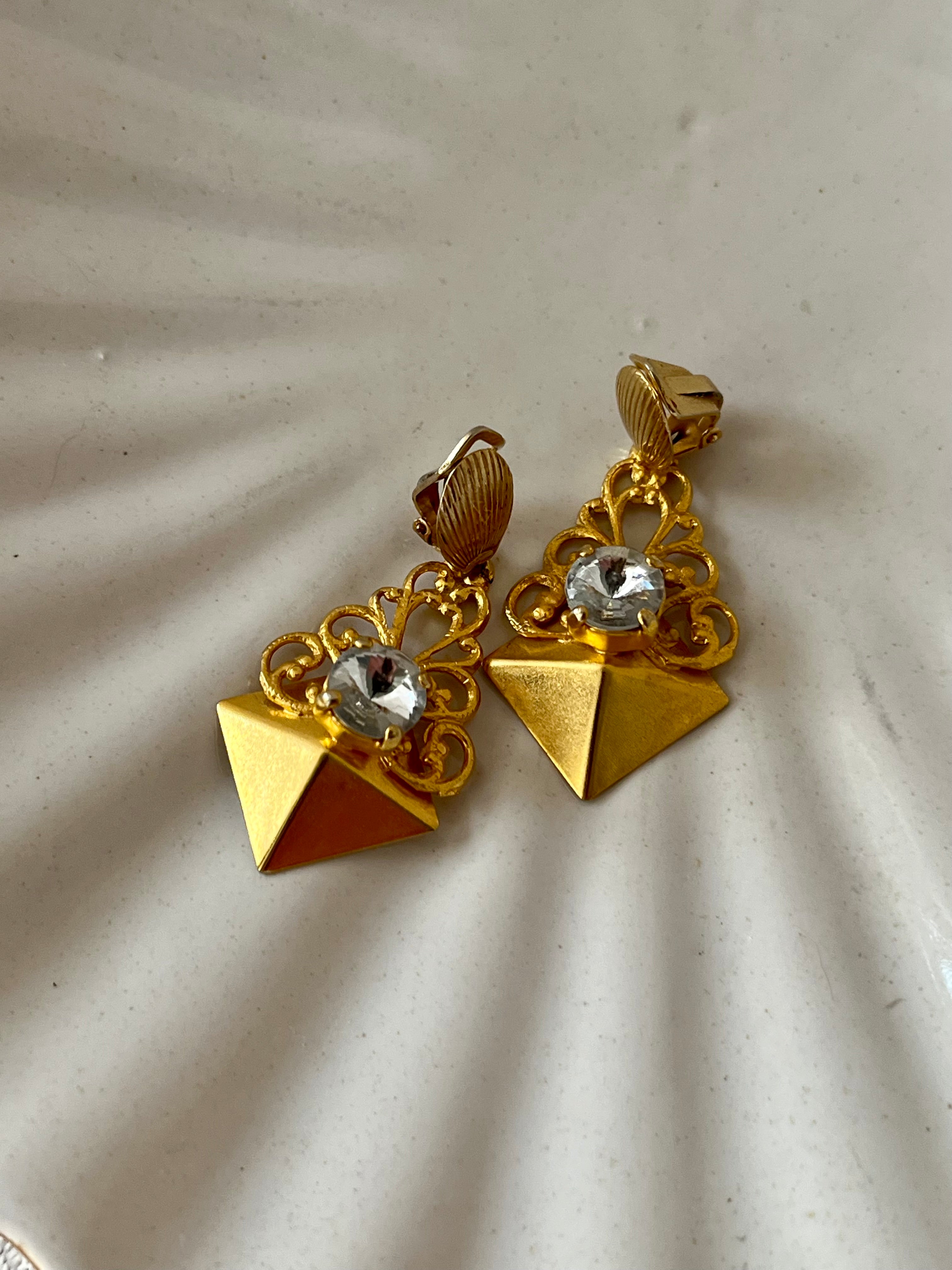 Rombo orecchini a clip