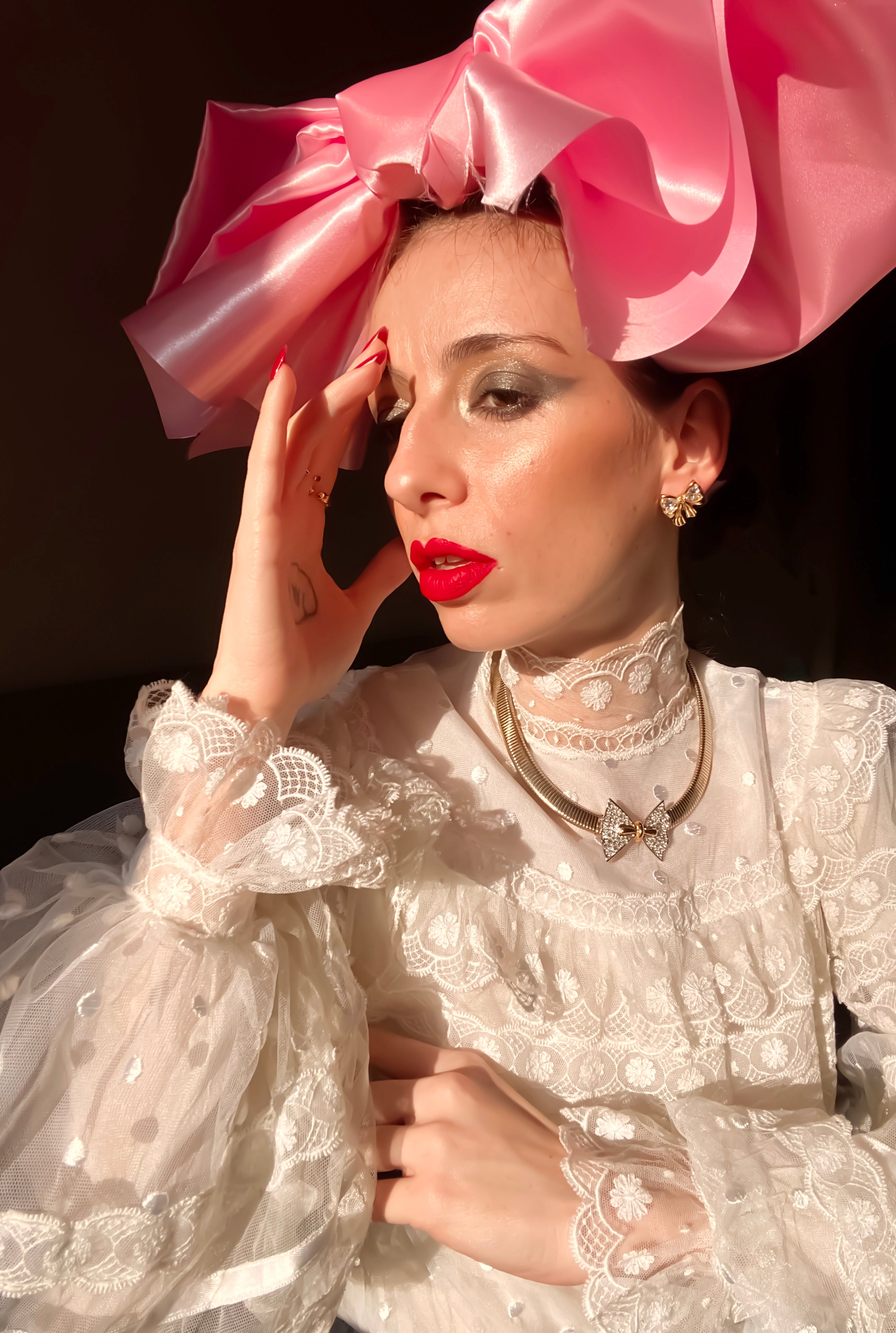 Boucles d'oreilles nœud