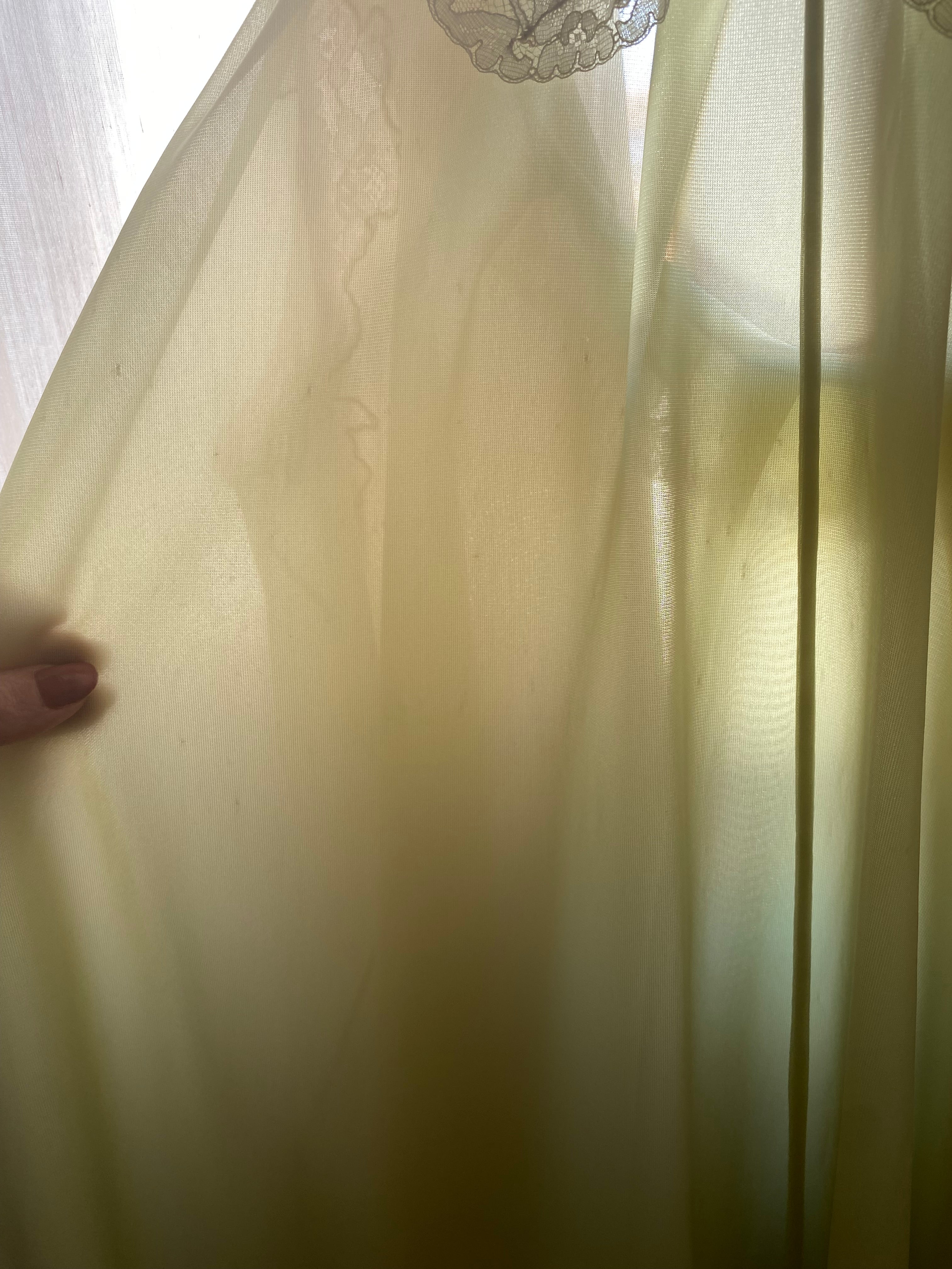 Baby doll lime con pizzo