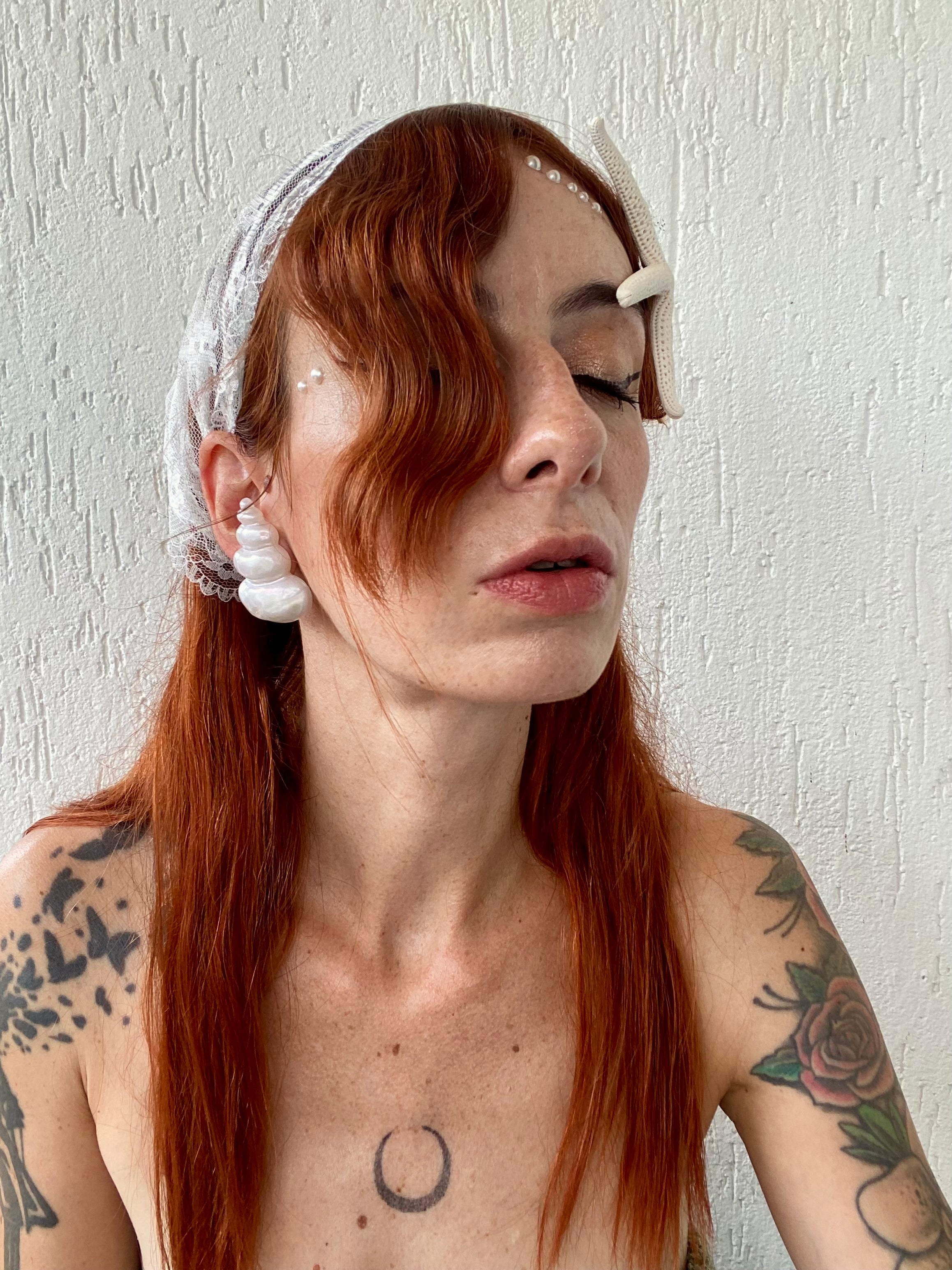 Nausicaa orecchini a conchiglia a clip