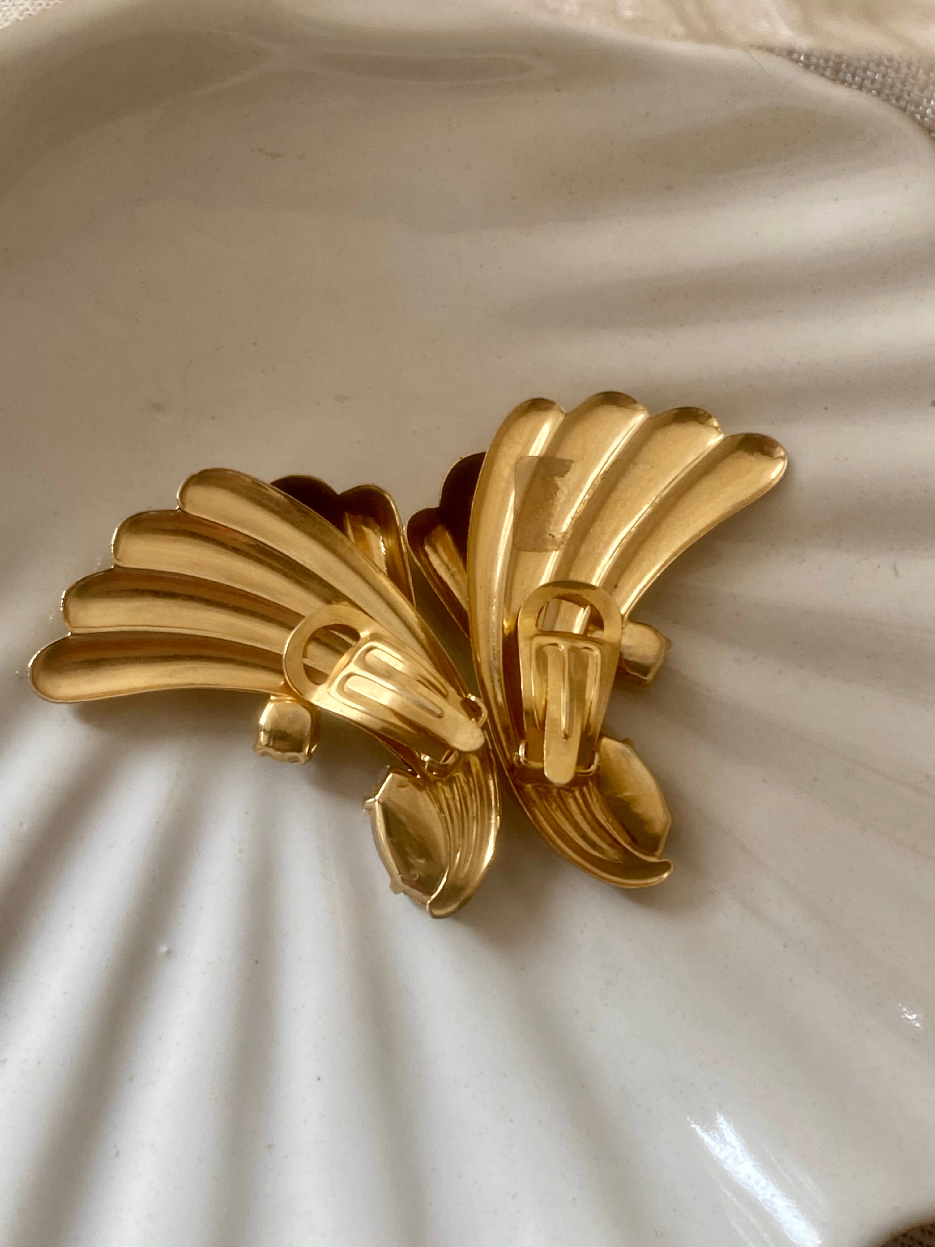 Ali orecchini con punto luce