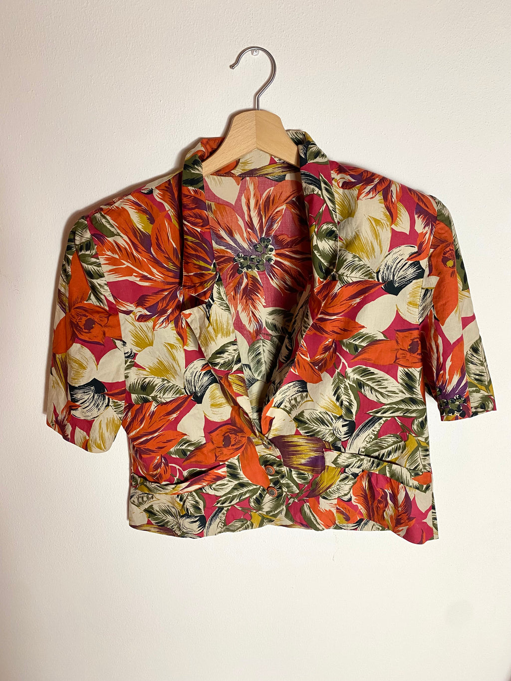 Veste fleurie