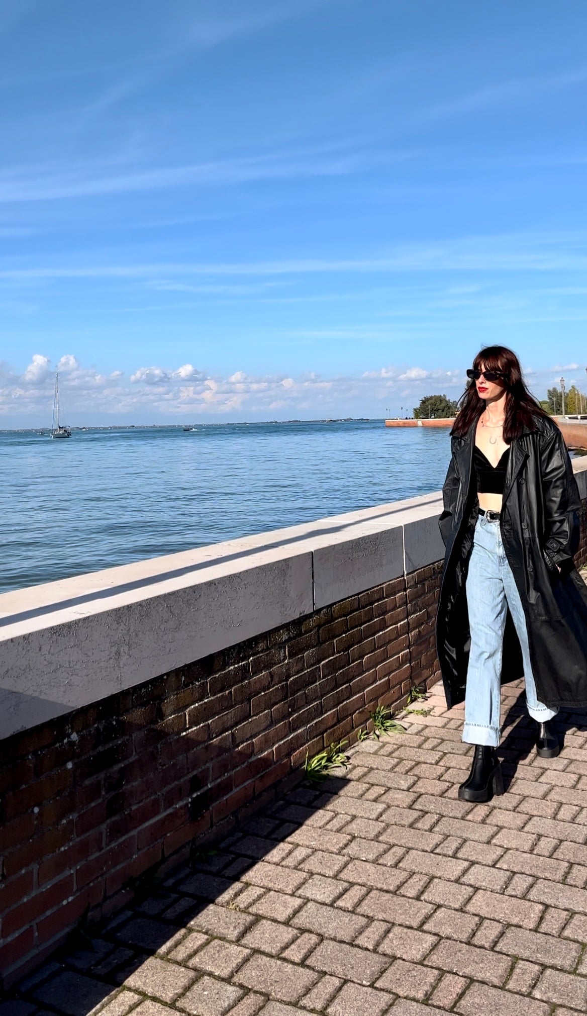 Trench in pelle over