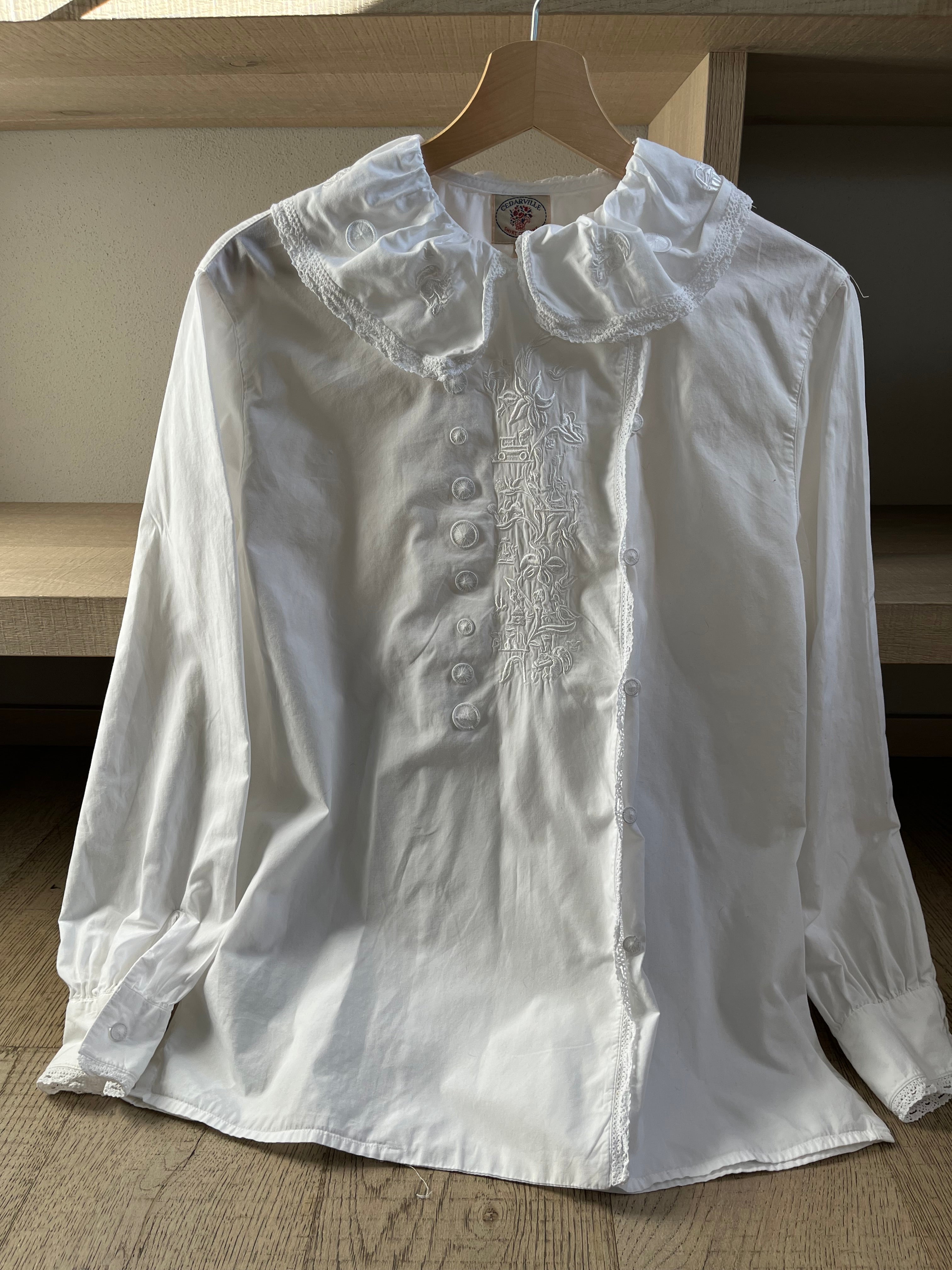 Camicia camice Pierrot in puro cotone