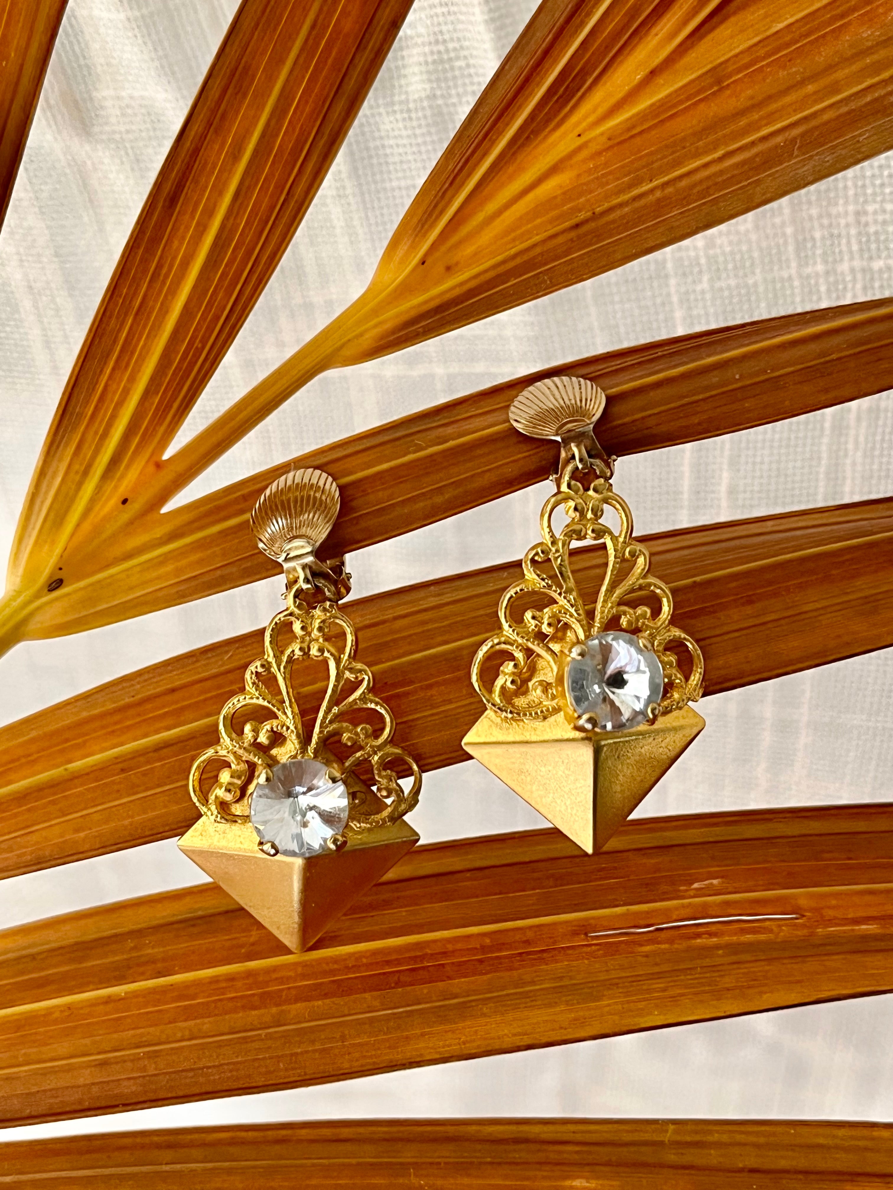 Rombo orecchini a clip